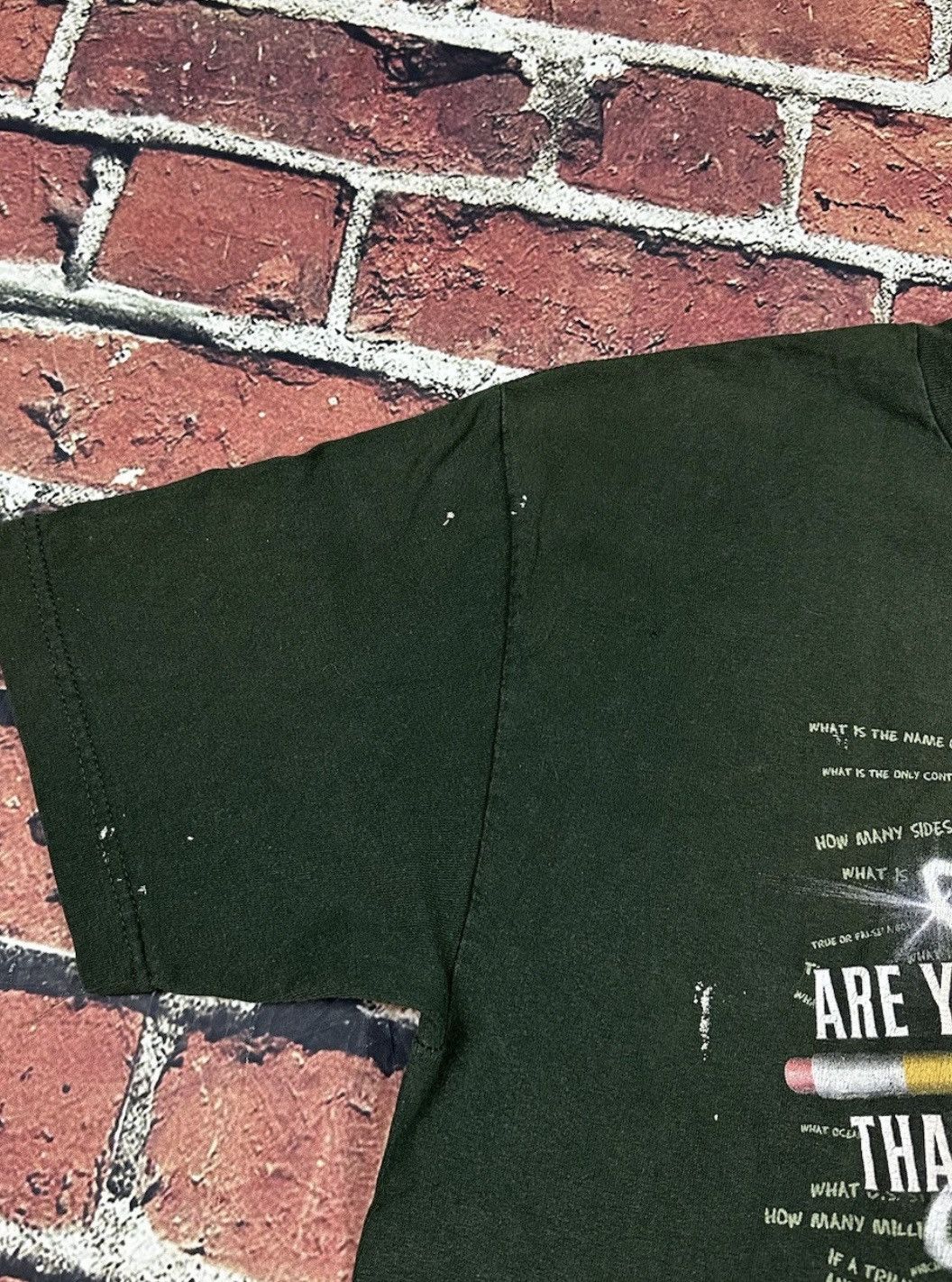 Vintage Vintage Are You Smarter Than A 5th Grader TV Show Promo Tee Size US L / EU 52-54 / 3 - 7 Thumbnail