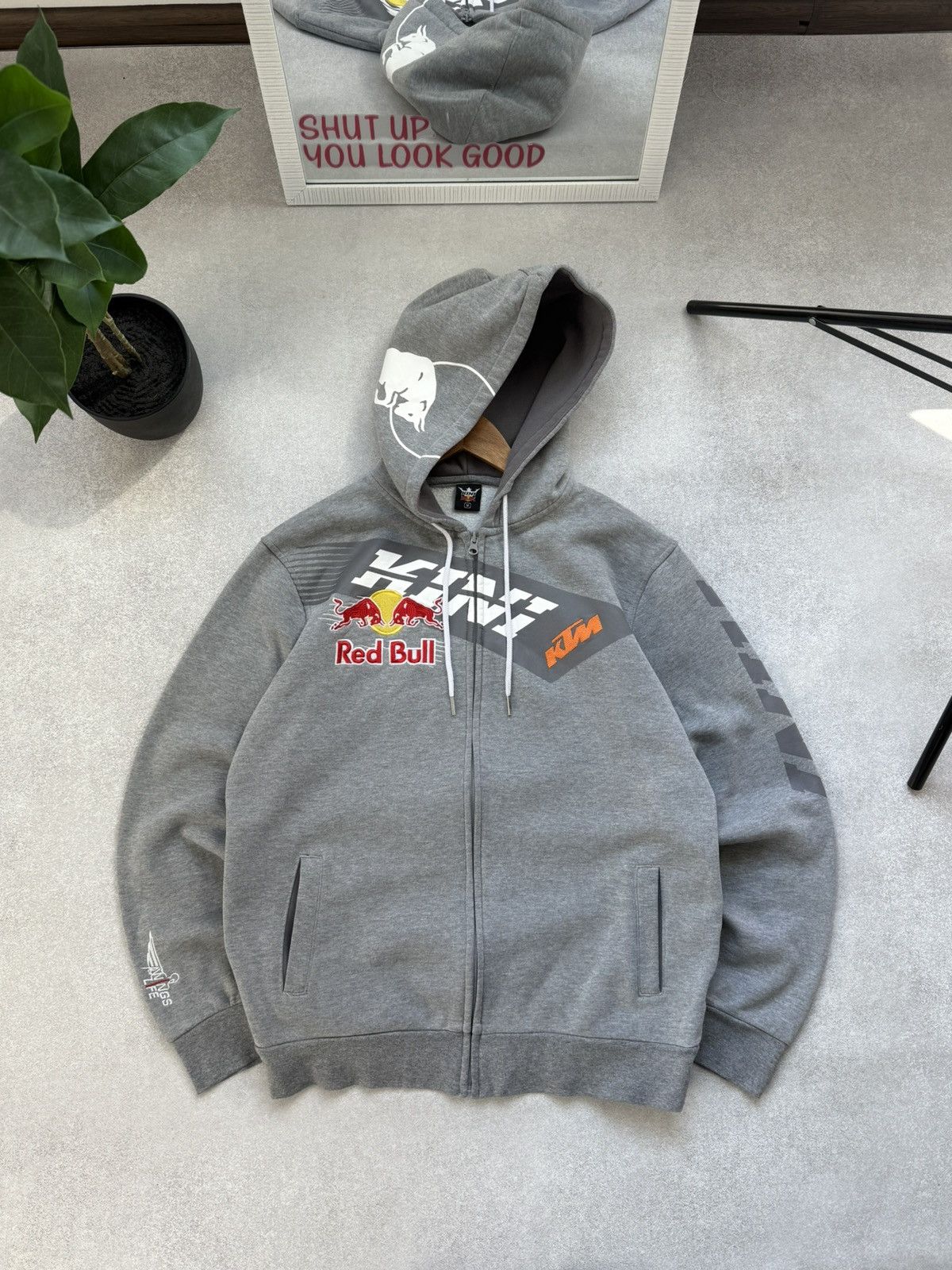 Red Bull RED BULL KING RACING KTM ZIP HOODIE MOTORRAD JACKET HOODED Size US M / EU 48-50 / 2 - 1 Thumbnail