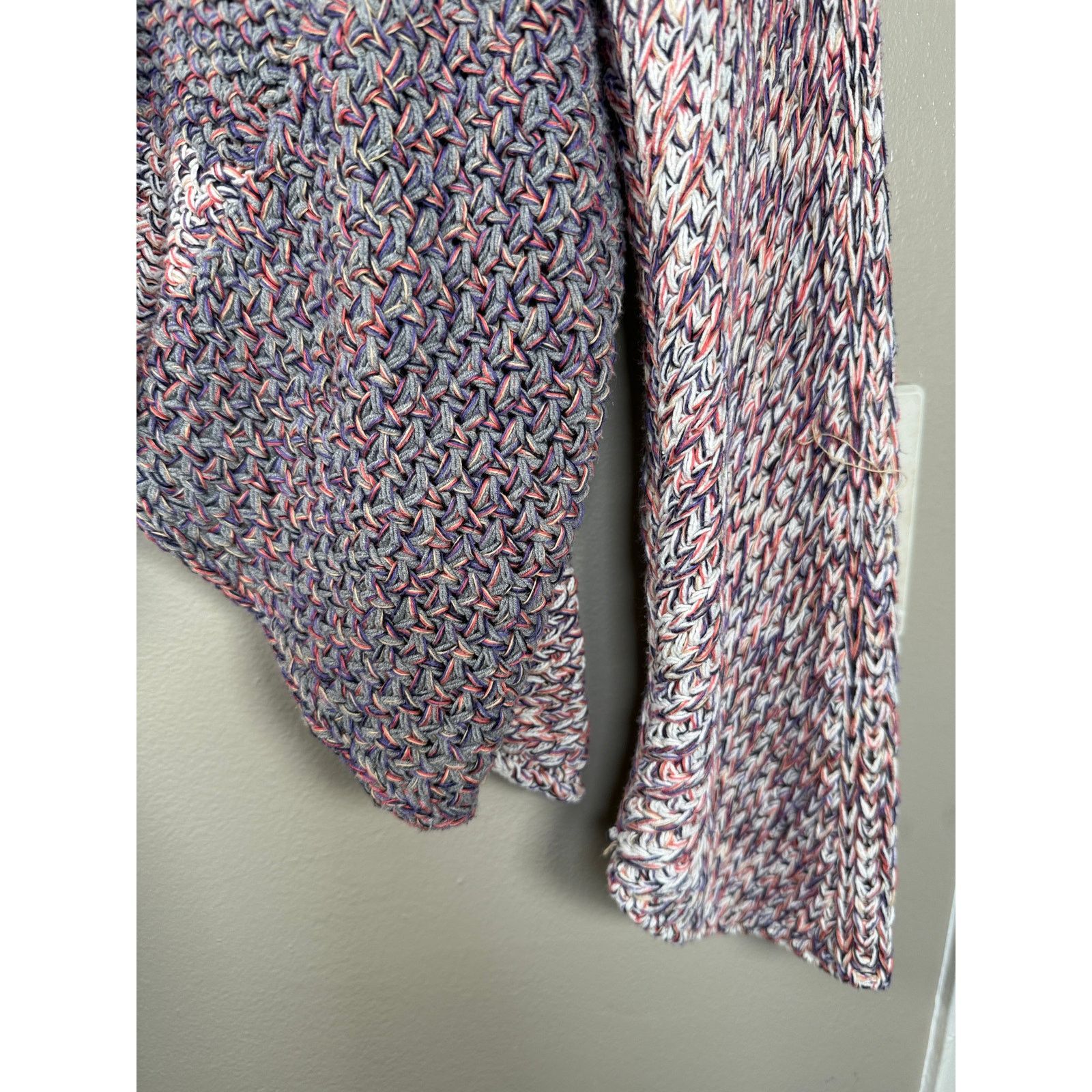 See by Chloe See by Chloe two tone melange crochet drape cardigan size 10 Size L / US 10 / IT 46 - 9 Thumbnail