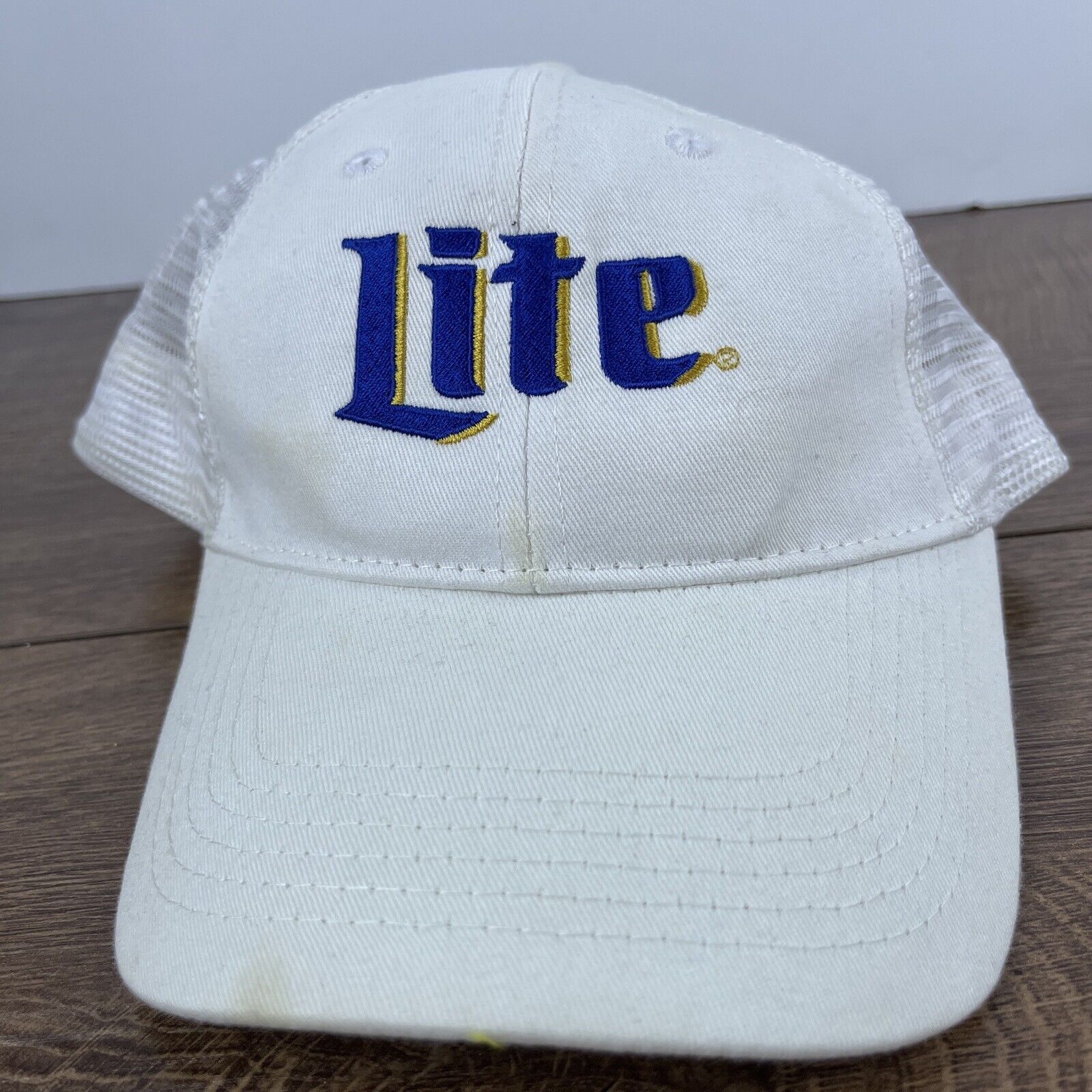 Other Miller Lite Hat Miller Hat Snapback White Adjustable Hat Adu Size ONE SIZE - 3 Thumbnail
