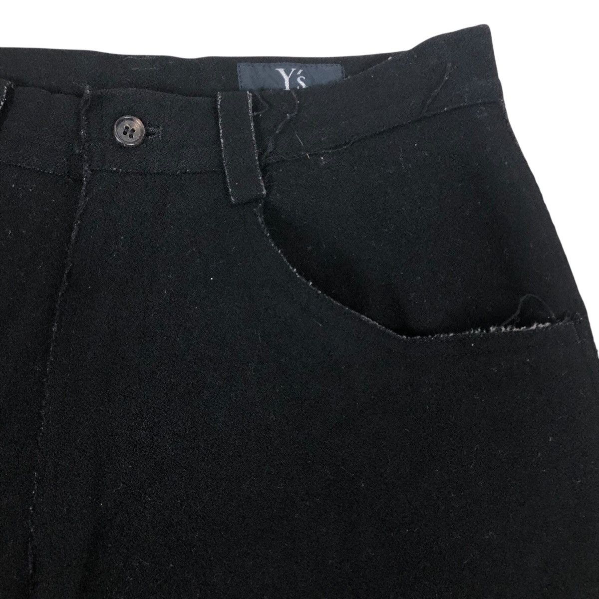 Yohji Yamamoto Y’s Yohji Yamamoto A/W 2011 Deconstructed Wool Pants Size 28" / US 6 / IT 42 - 3 Thumbnail