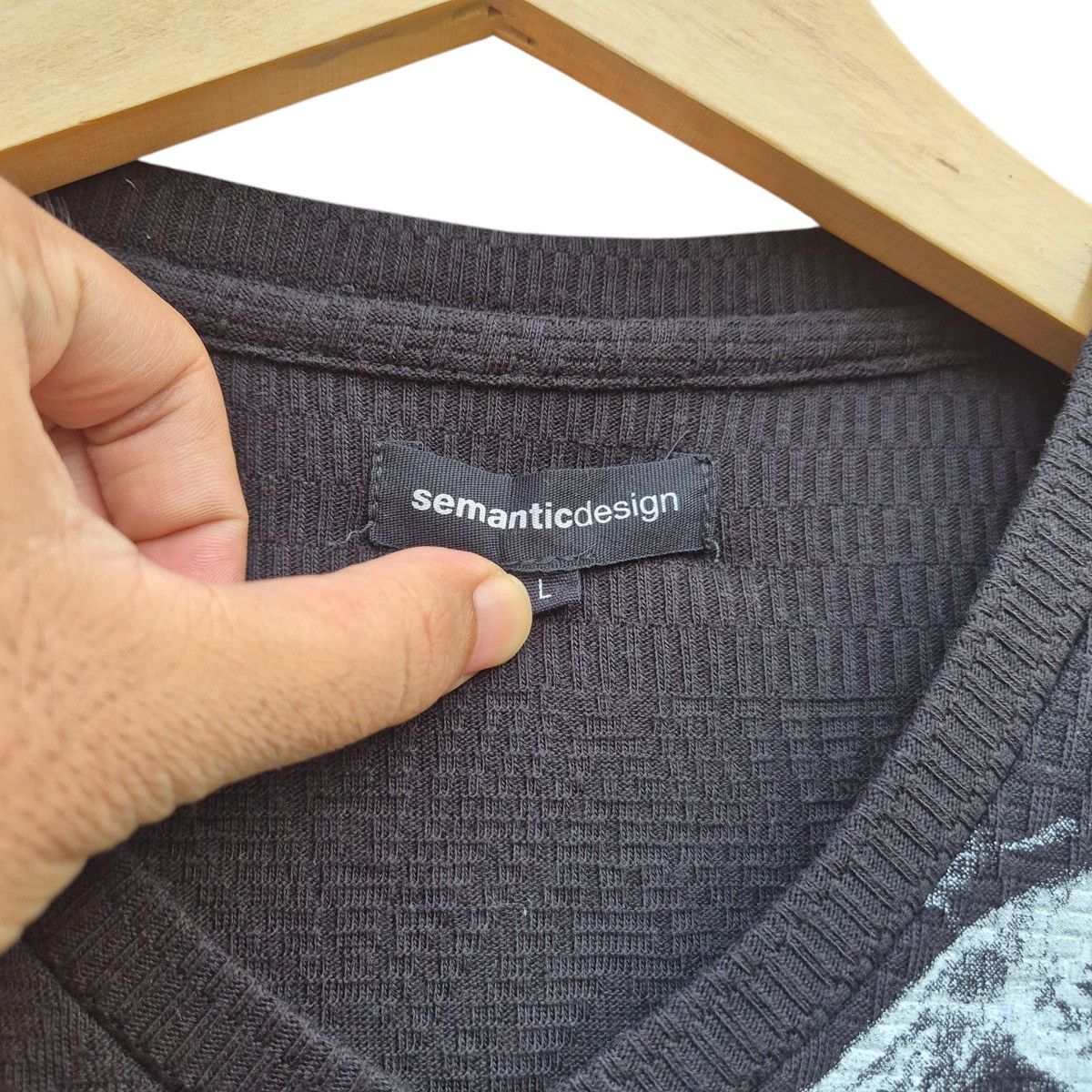 If Six Was Nine × Japanese Brand × semanticdesign Semantic design poem long sleeve Size US L / EU 52-54 / 3 - 4 Thumbnail