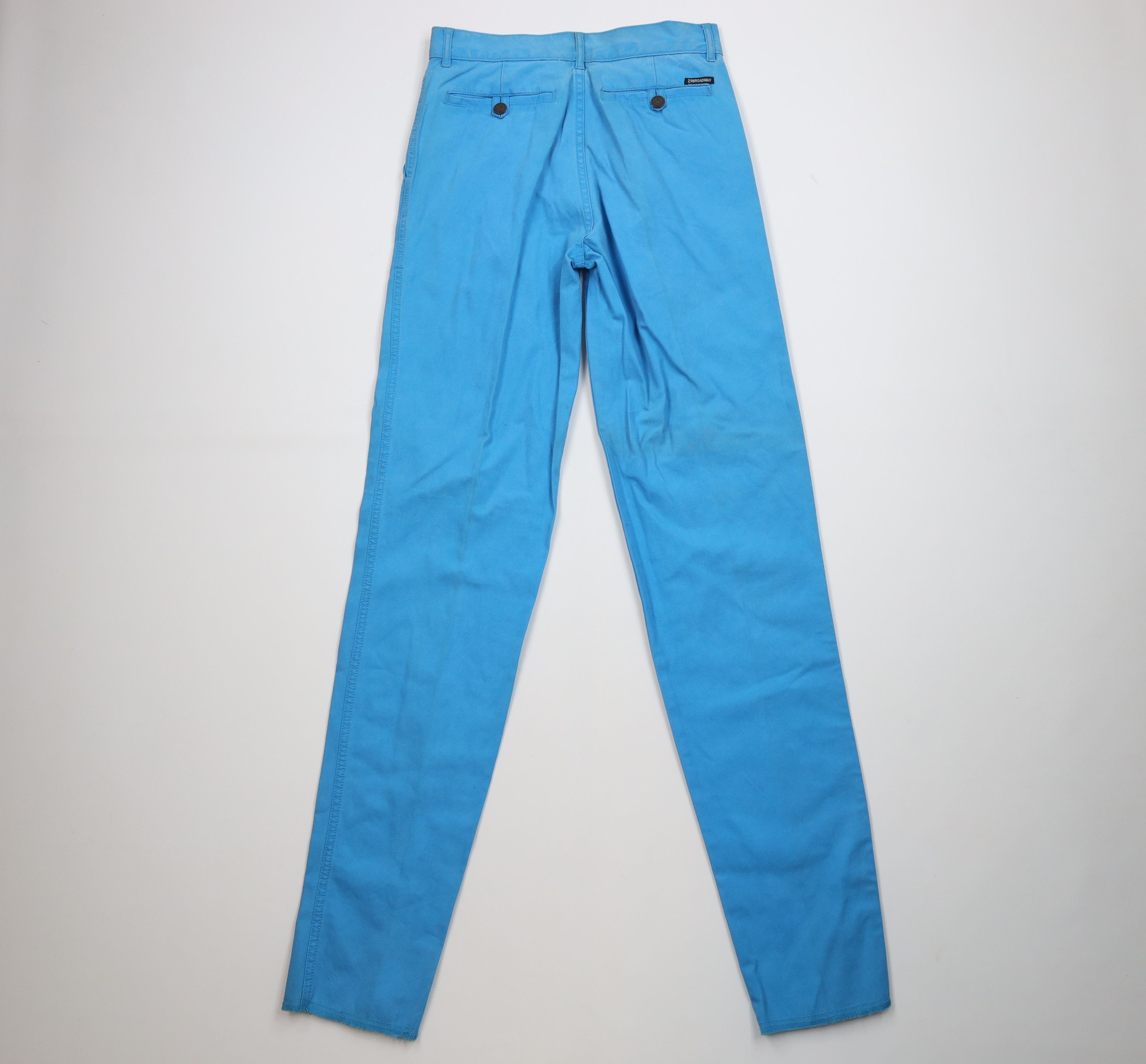 Vintage Deadstock Vintage 80s 90s Streetwear Straight Leg Pants Blue Size US 29 - 11 Thumbnail