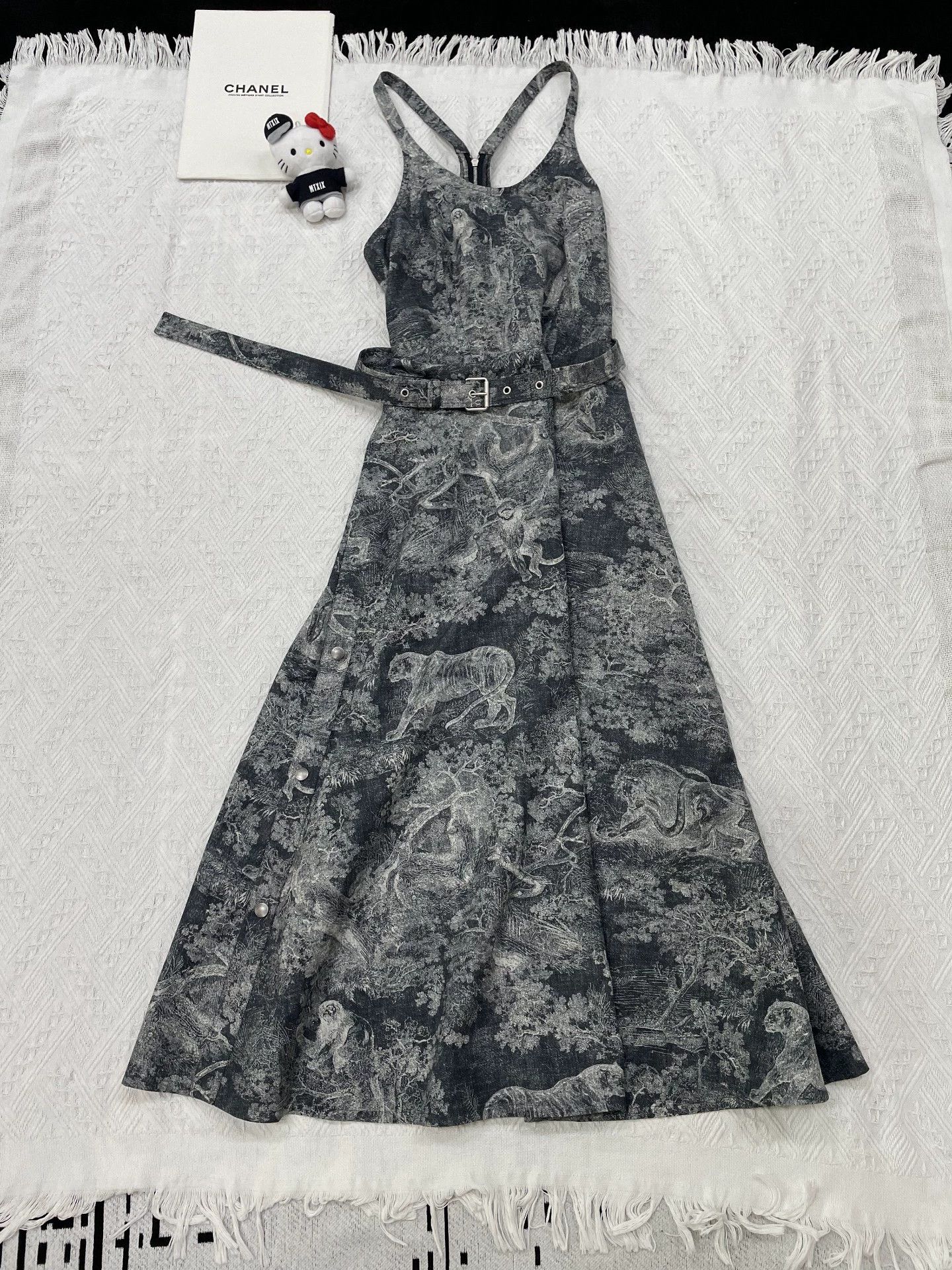 Dior Dior Zoo Print Strappy Cami Maxi Dress FR34 Size XS / US 0-2 / IT 36-38 - 1 Thumbnail