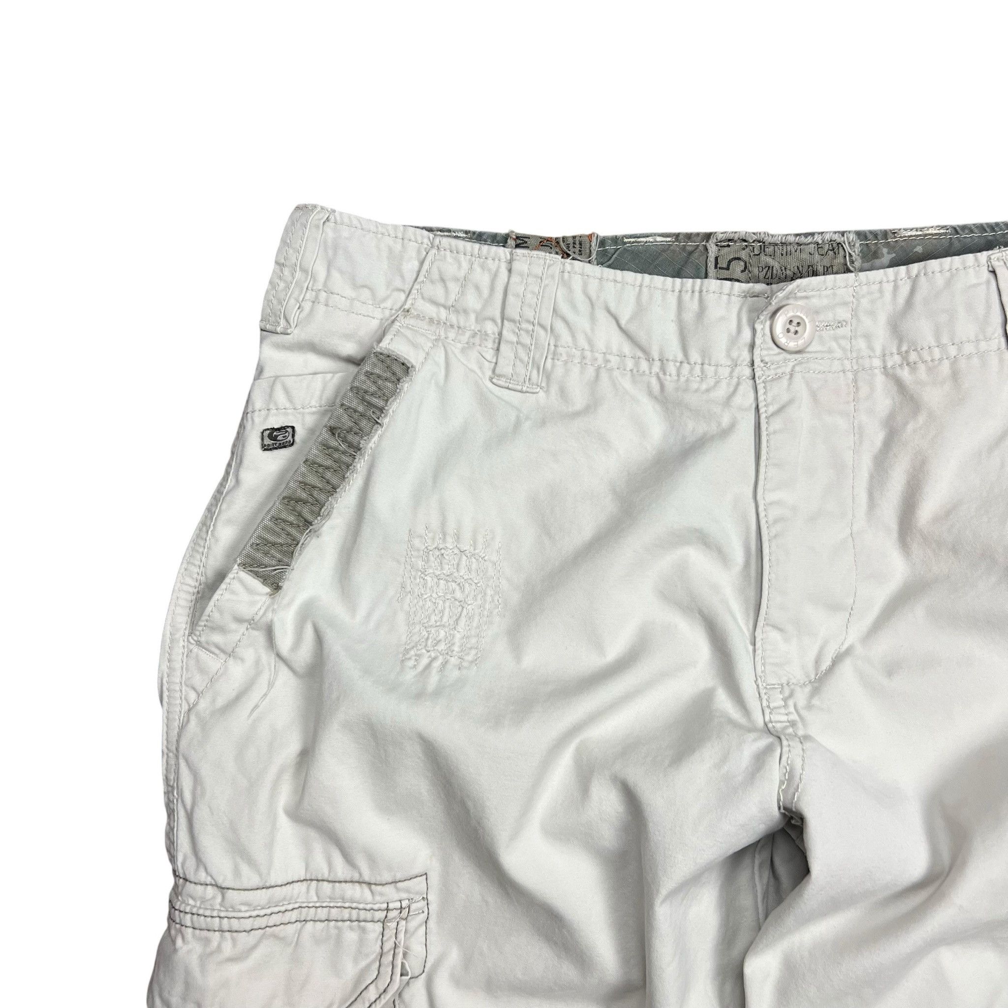 Point Zero Vintage Y2K Point Zero Repaird Cargo Shorts - 34” Size US 34 / EU 50 - 3 Thumbnail