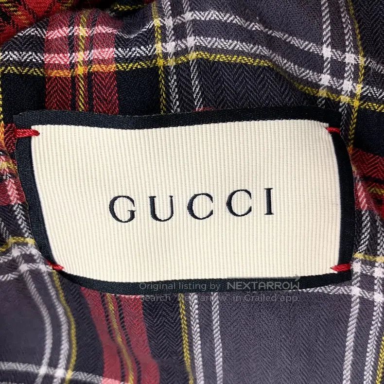 Gucci Gucci Blue logo letter logo plush cotton lapel single-brea Size US M / EU 48-50 / 2 - 6 Thumbnail