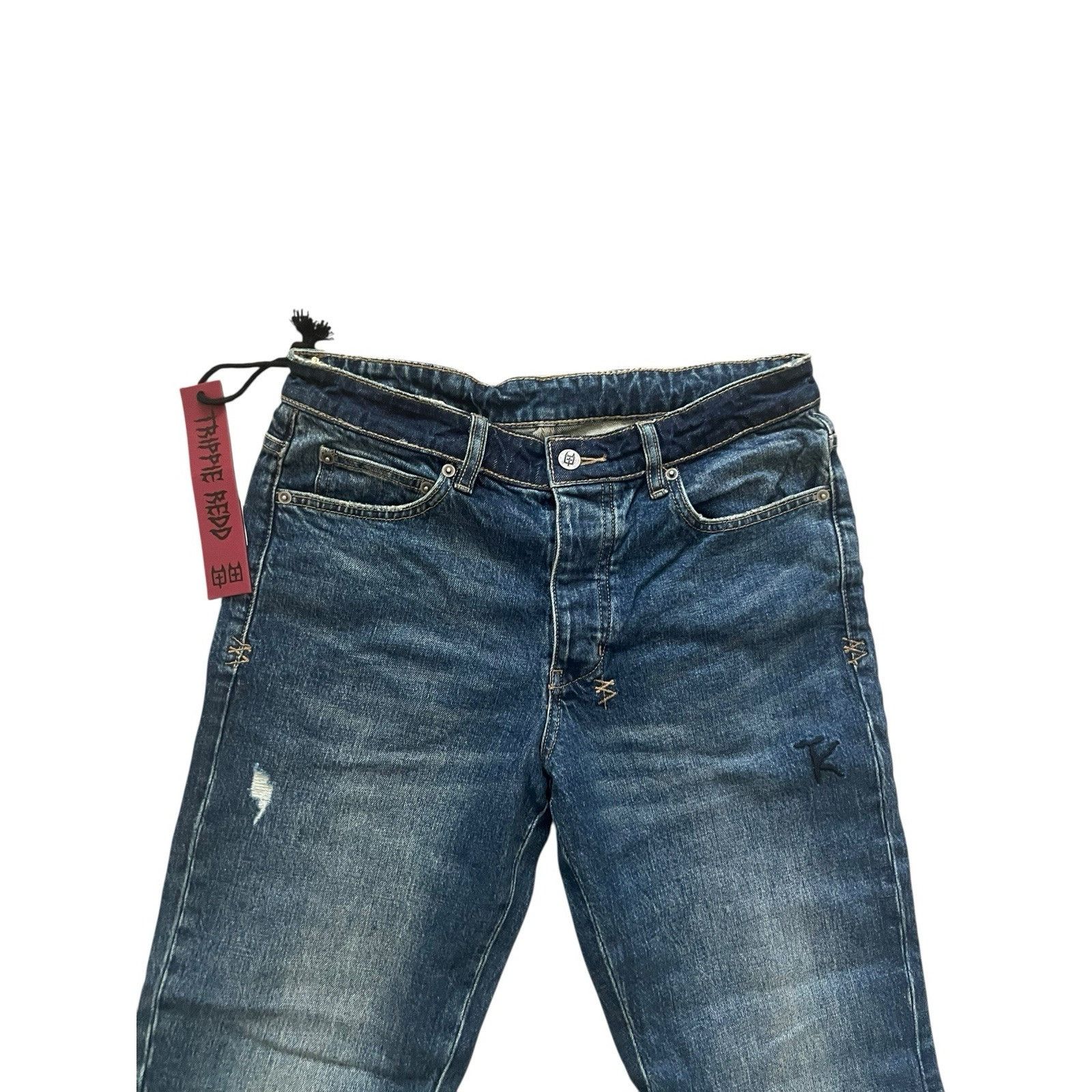 Ksubi Ksubi Jeans Mens Trippie Redd Bronko Flared Jeans Size 31/32 Size US 31 - 2 Thumbnail