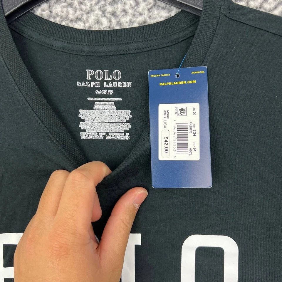 Polo Ralph Lauren Polo Ralph Lauren Shirt Men Short Sleeve Crew Neck Cotton S Size US S / EU 44-46 / 1 - 3 Thumbnail