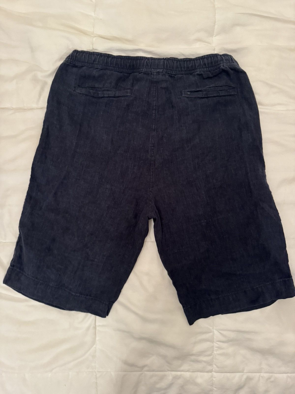 Our Legacy Our Legacy Navy Linen Shorts Size M Size US 32 / EU 48 - 3 Thumbnail
