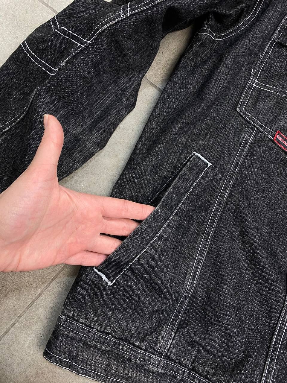 Southpole Vintage South Pole Washed Denim Pocket Zip Jacket Size US XL / EU 56 / 4 - 10 Thumbnail