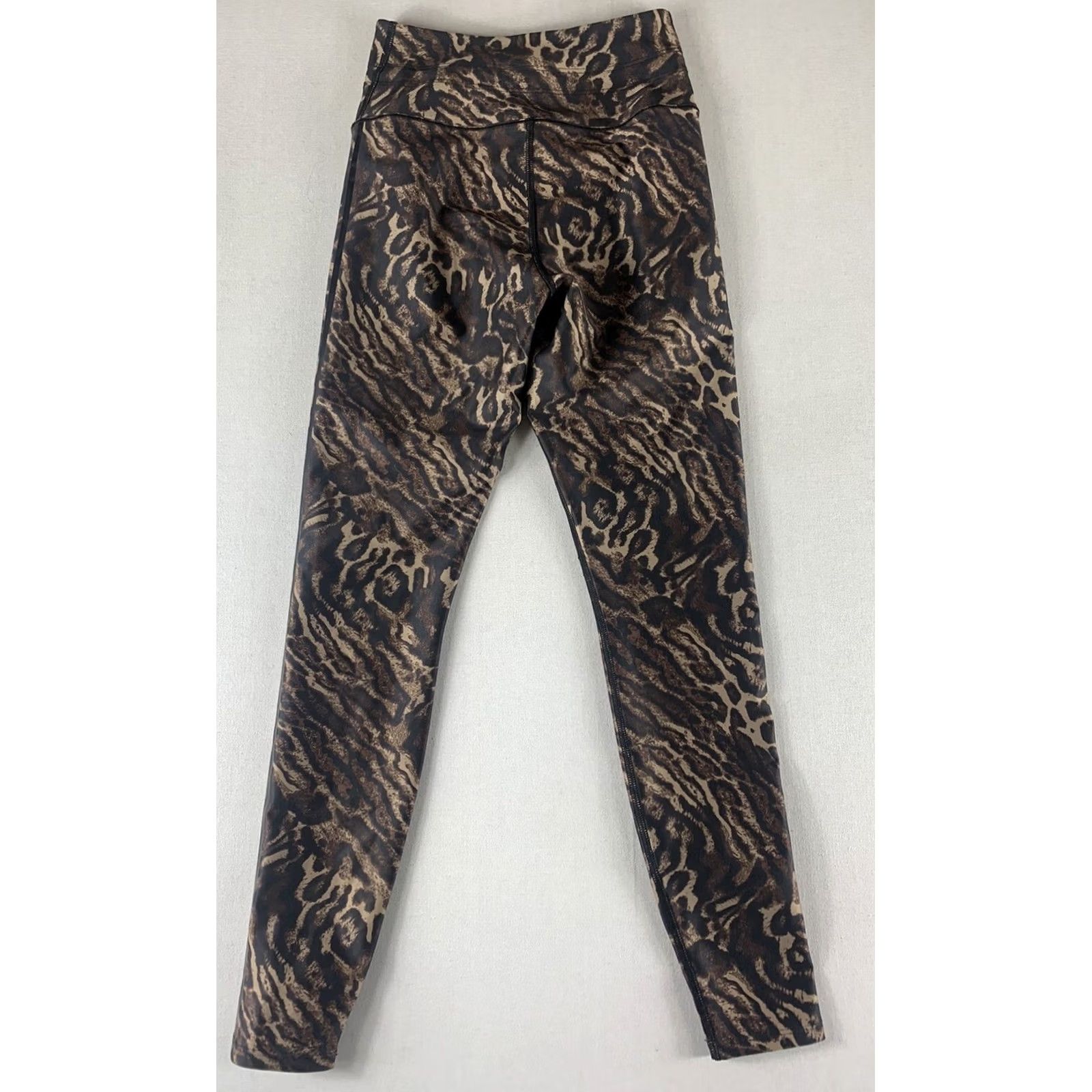 Good American VINTAGE Good American LEGGINGS WOMENS SIZE 0 CHEETAH PRINT YOGA PANTS 21X26 Brown Regular Womens Pants Size 25" / US 0 / IT 36 - 2 Thumbnail