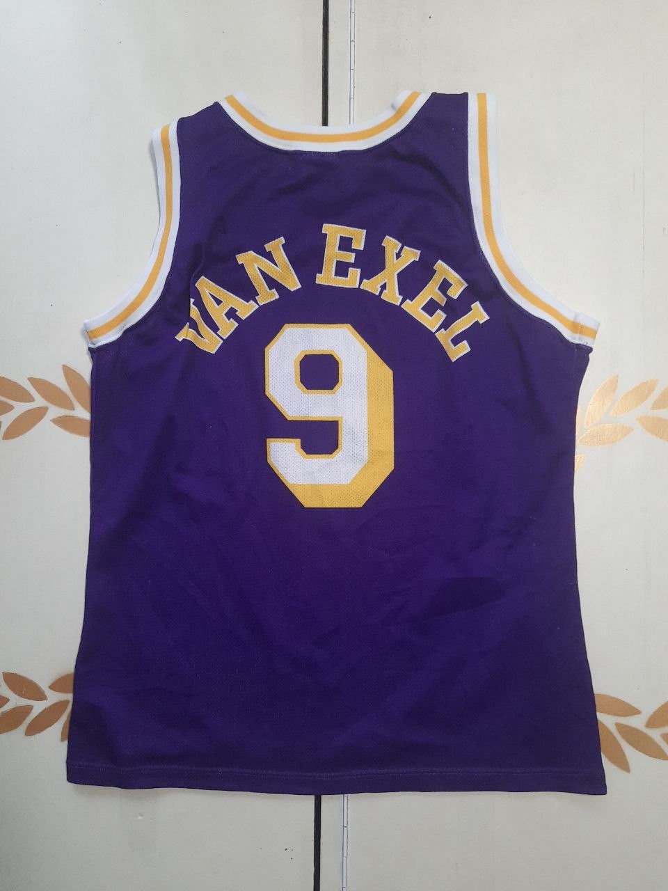 Champion × NBA Champion LA Lakers Jersey #9 Van Exel 90's Size US M / EU 48-50 / 2 - 10 Thumbnail