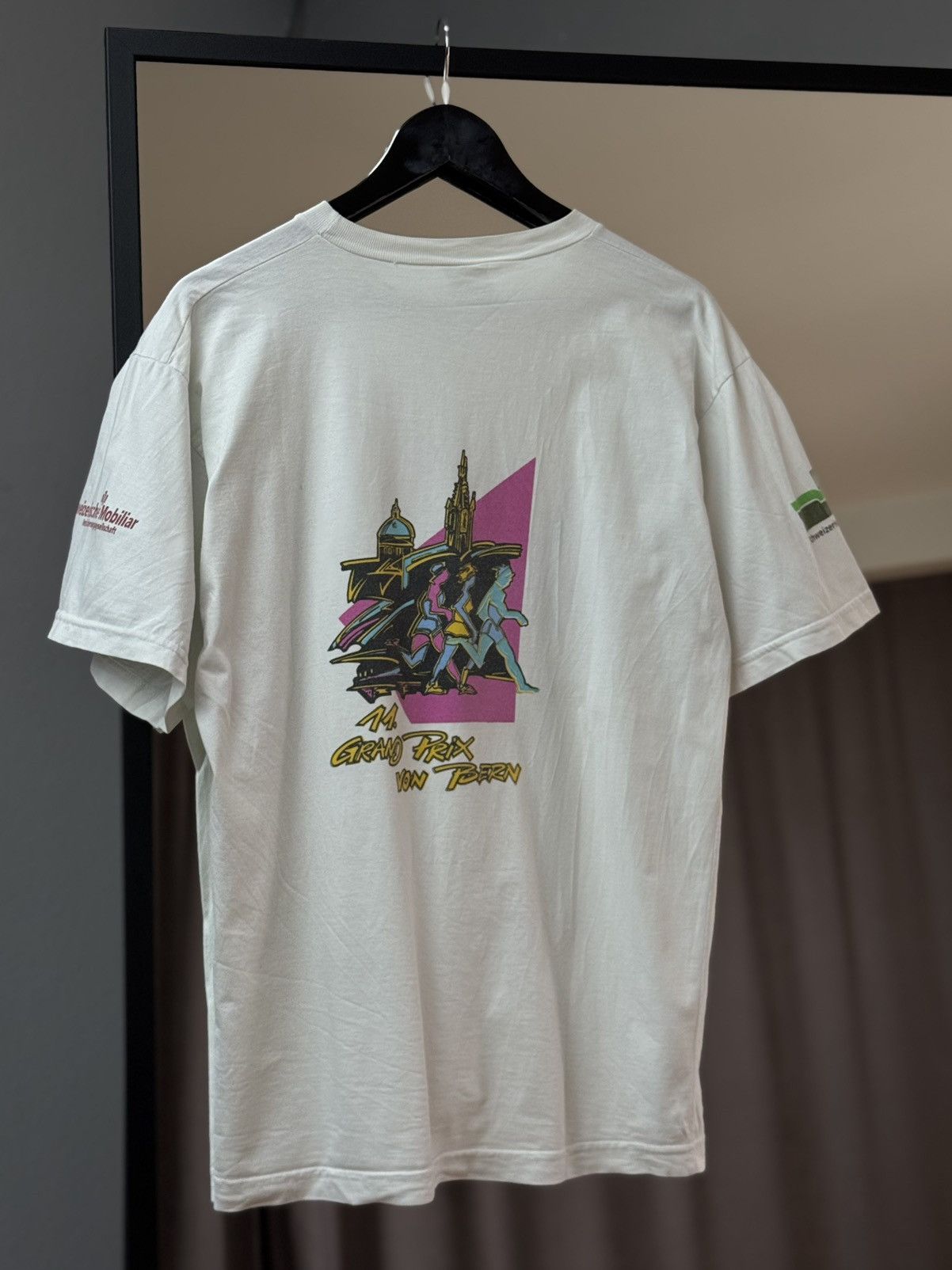 Asics Vintage Asics Grand Prix Von Bern 1997 T-shirt Size US XL / EU 56 / 4 - 7 Thumbnail