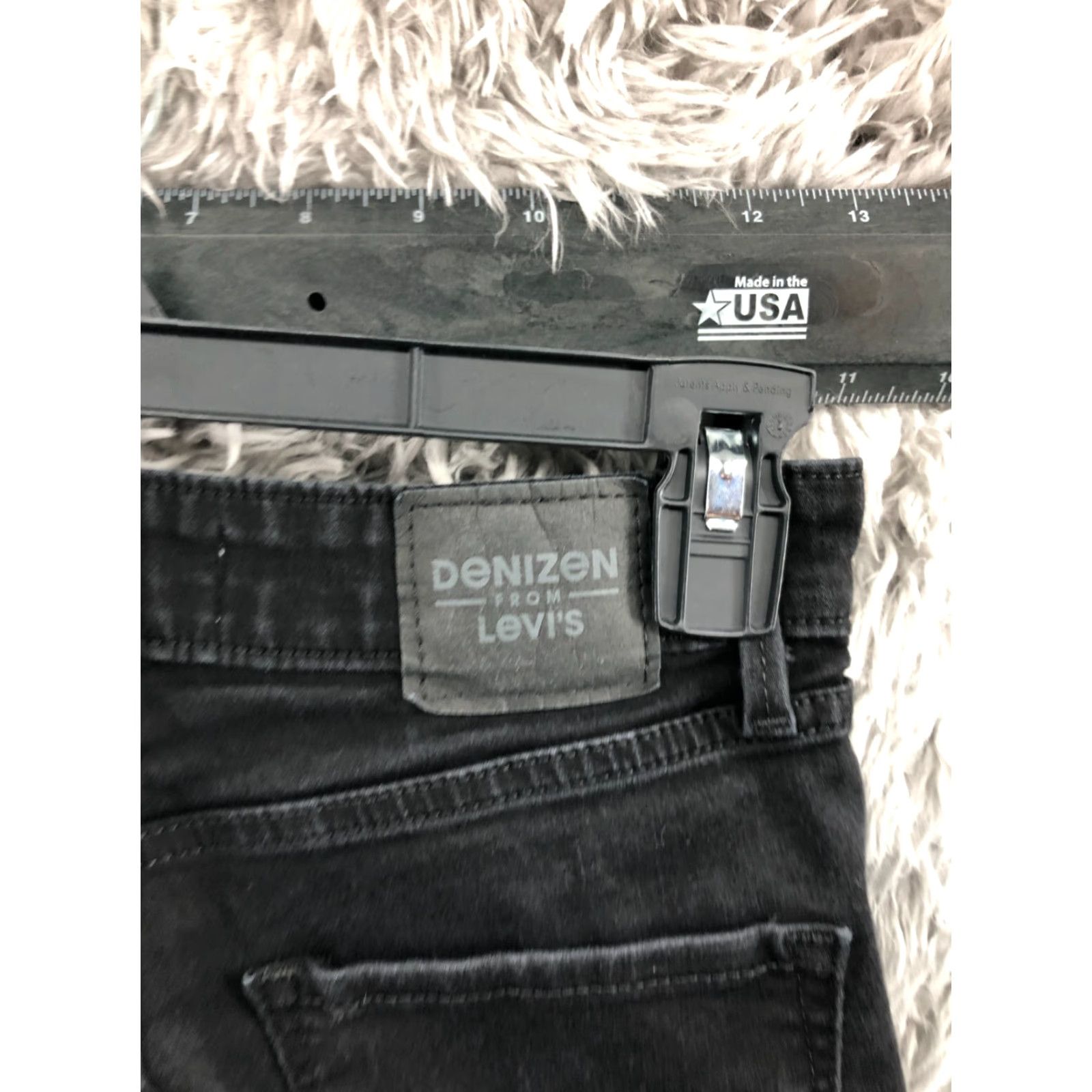 Denizen DENIZEN High Rise Skinny Jeans Size 2 Short Womens Dark Wash Black Denim 5-Pocket Regular Rise Skinny Jeans Mens Womens Girls? Size 26" / US 2 / IT 38 - 6 Thumbnail
