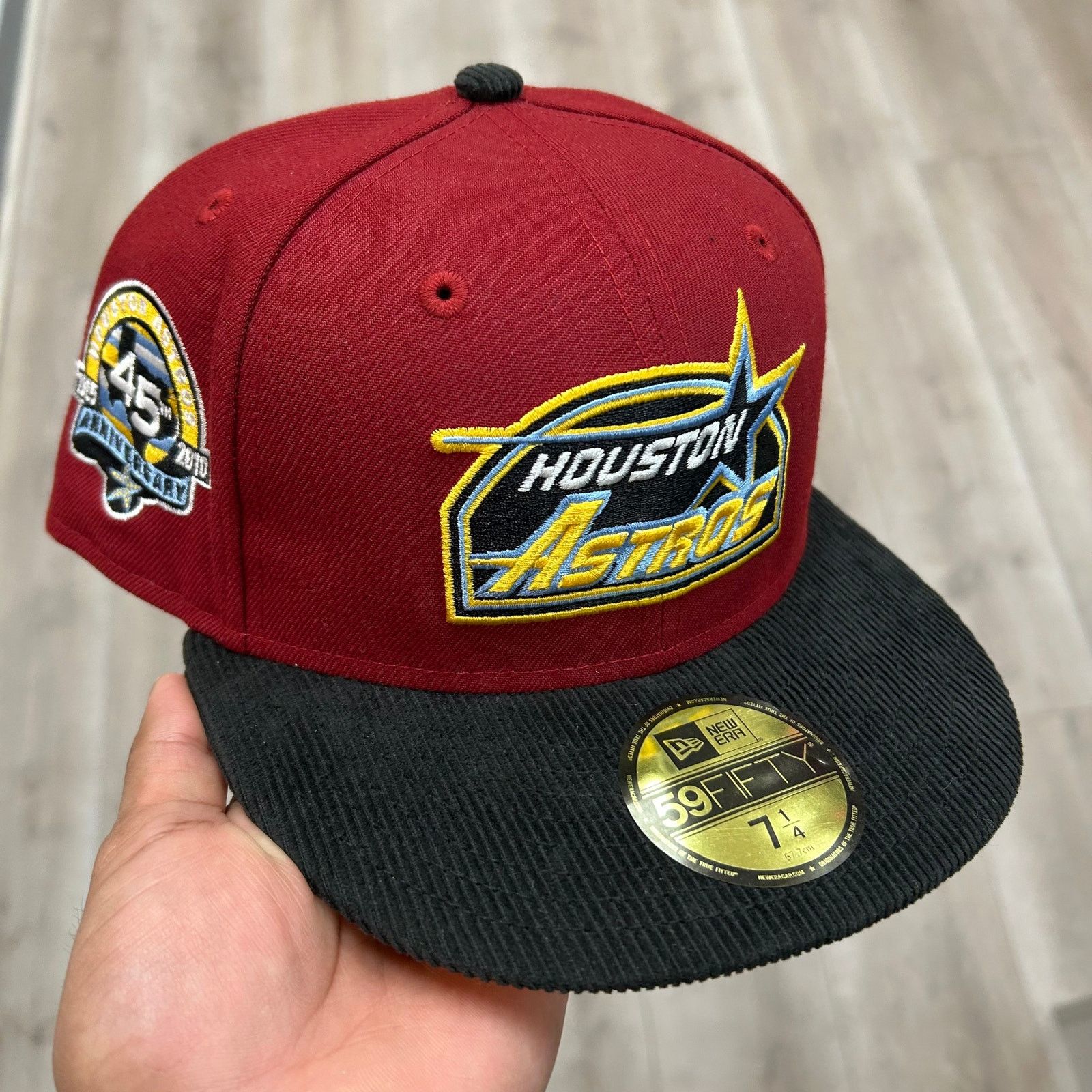 New Era New Era Houston Astros two-tone corduroy fitted hat 7 1/4 Size ONE SIZE - 1 Thumbnail