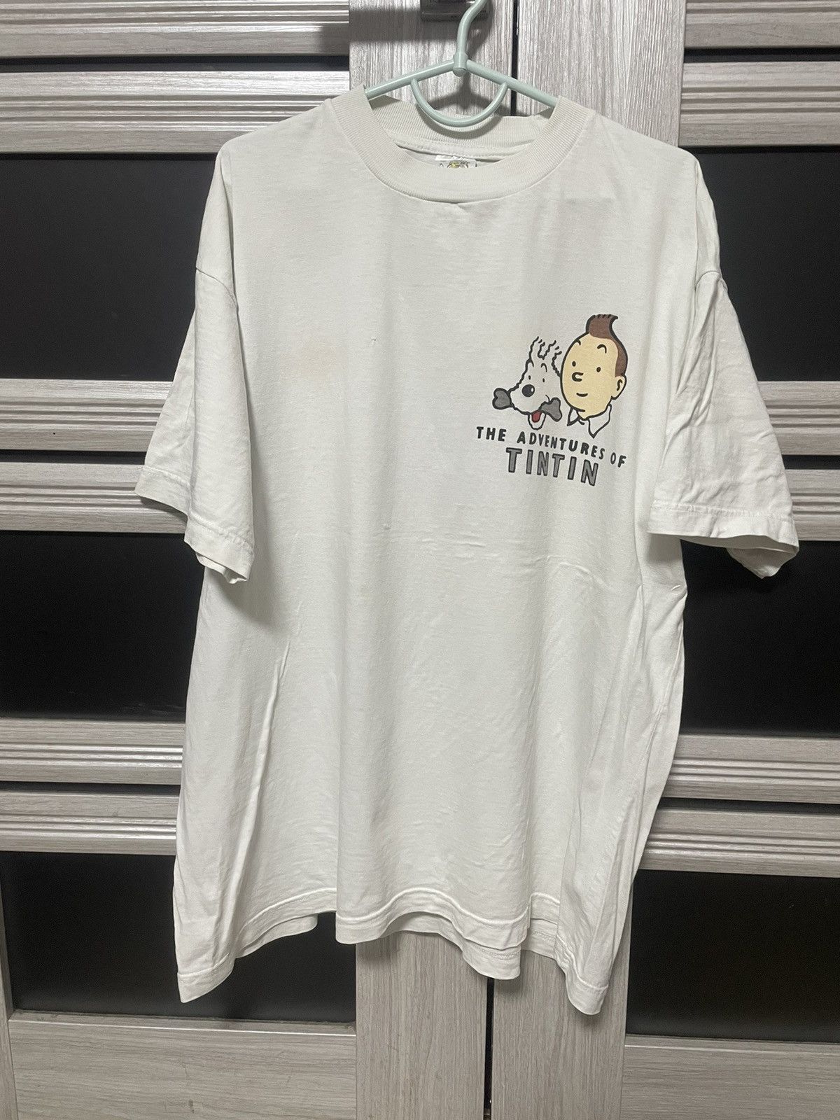 Vintage Vintage 90s Tintin in the Congo Graphic Cartoon T-Shirt XL Size US XL / EU 56 / 4 - 2 Thumbnail