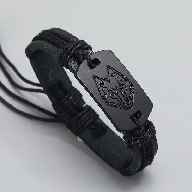 Designer × Vintage Multi-layer Woven Leather Rope Bracelet Size ONE SIZE - 3 Thumbnail