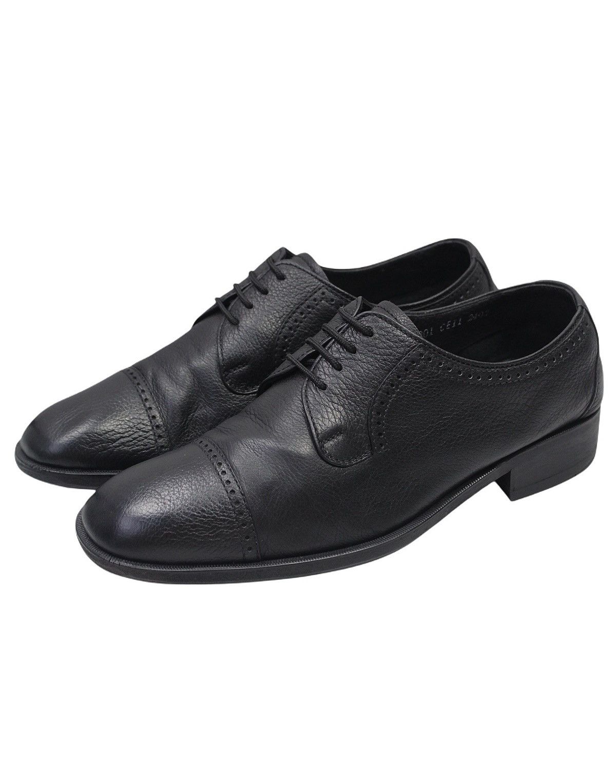 Balenciaga SS2011 BALENCIAGA CLASSIC GRAIN LEATHER CAPTOE OXFORDS Size US 6 / EU 39 - 2 Thumbnail