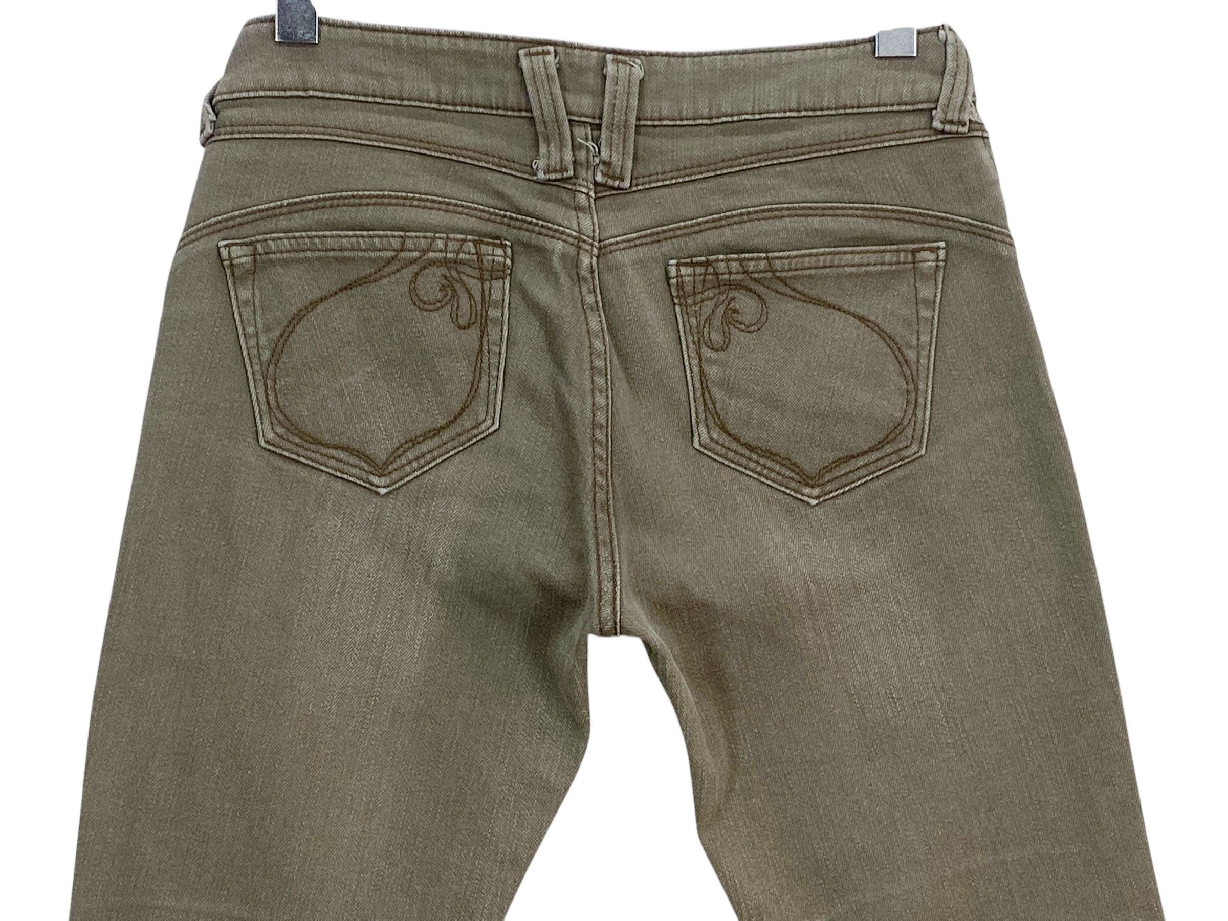 Japanese Brand Bootcut Pants Distressed Flare Jeans Size 28" / US 6 / IT 42 - 5 Thumbnail