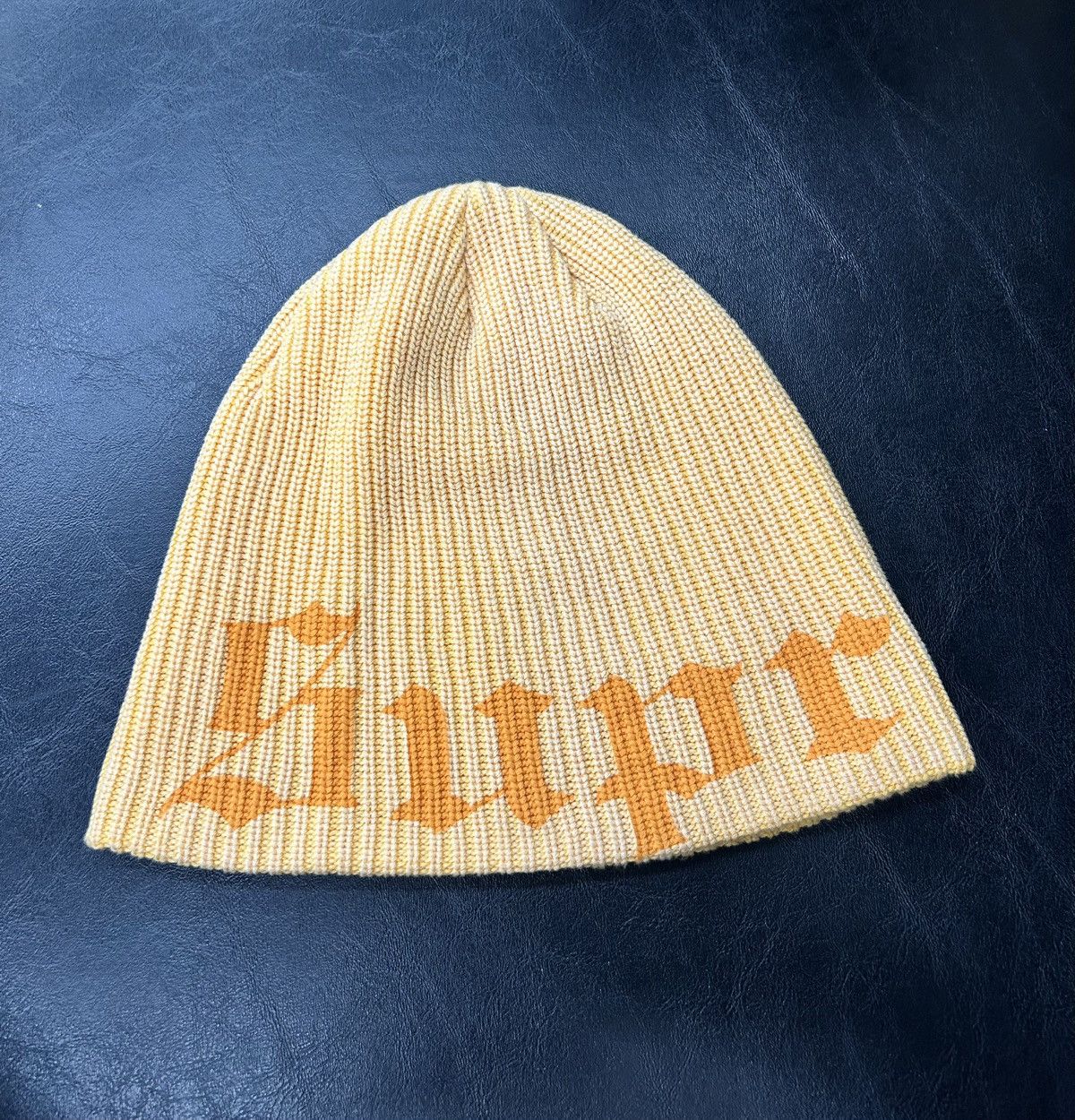 Supreme Old English Printed Beanie | Grailed