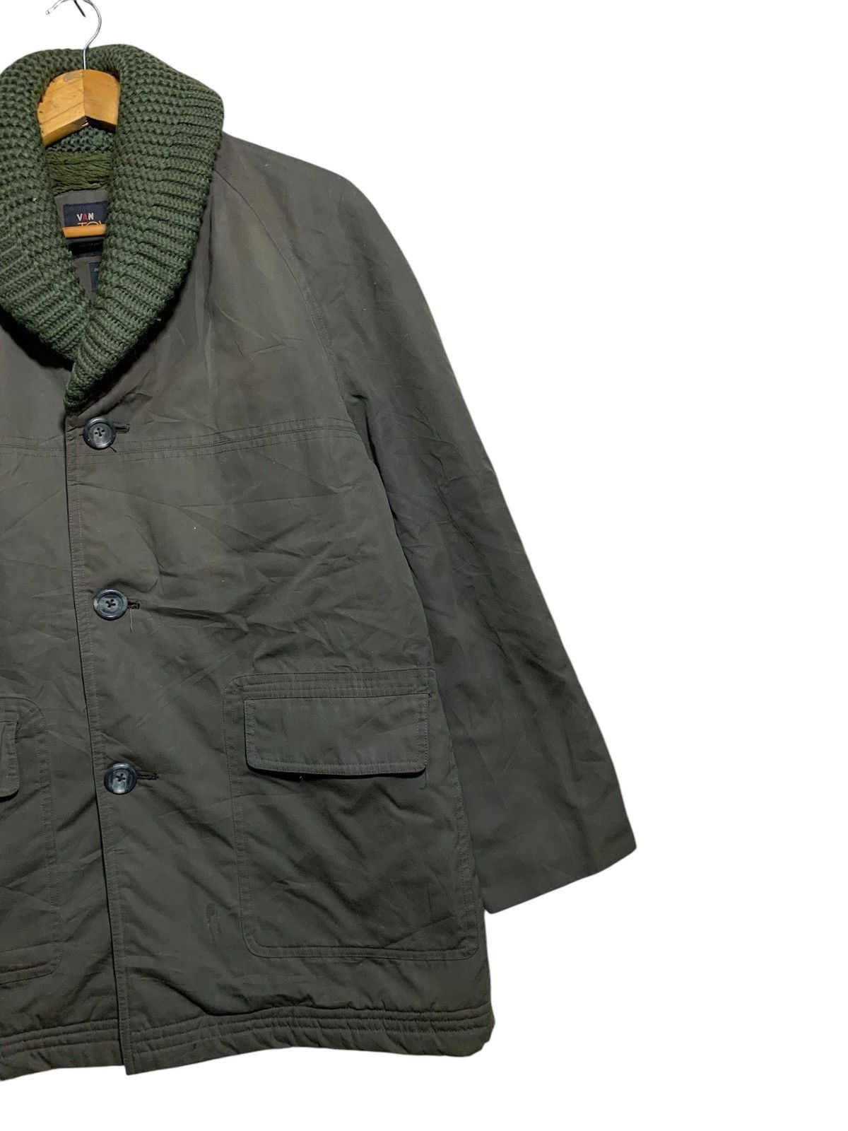 Japanese Brand × Van 🔥VAN JAC KNITTED SHAWL COLLAR HEAVY JACKETS Size US M / EU 48-50 / 2 - 3 Thumbnail