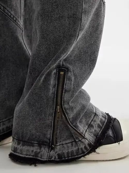 Japanese Brand Miyauchi x Rena high street washed loose ripped jeans Size US 28 / EU 44 - 5 Thumbnail