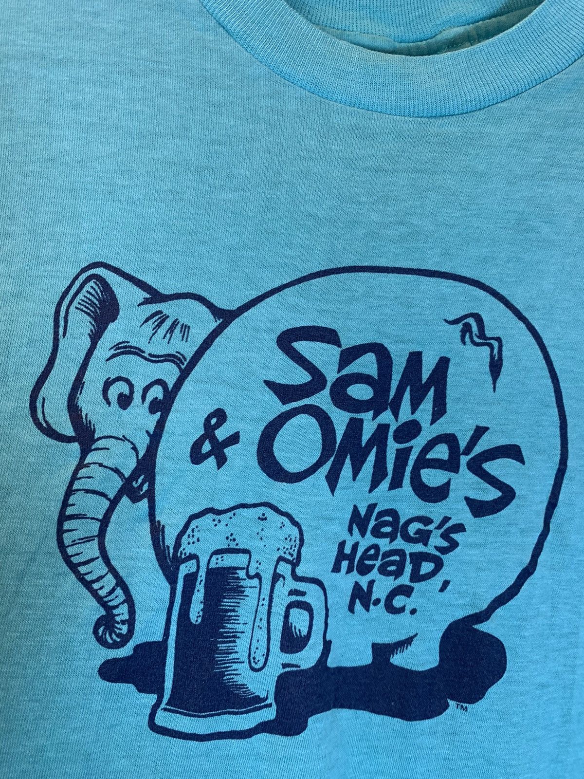 Vintage *RARE* Vintage 70s Sam & Omie’s Bar Nags Head Thoreau Shirt Size US L / EU 52-54 / 3 - 7 Thumbnail