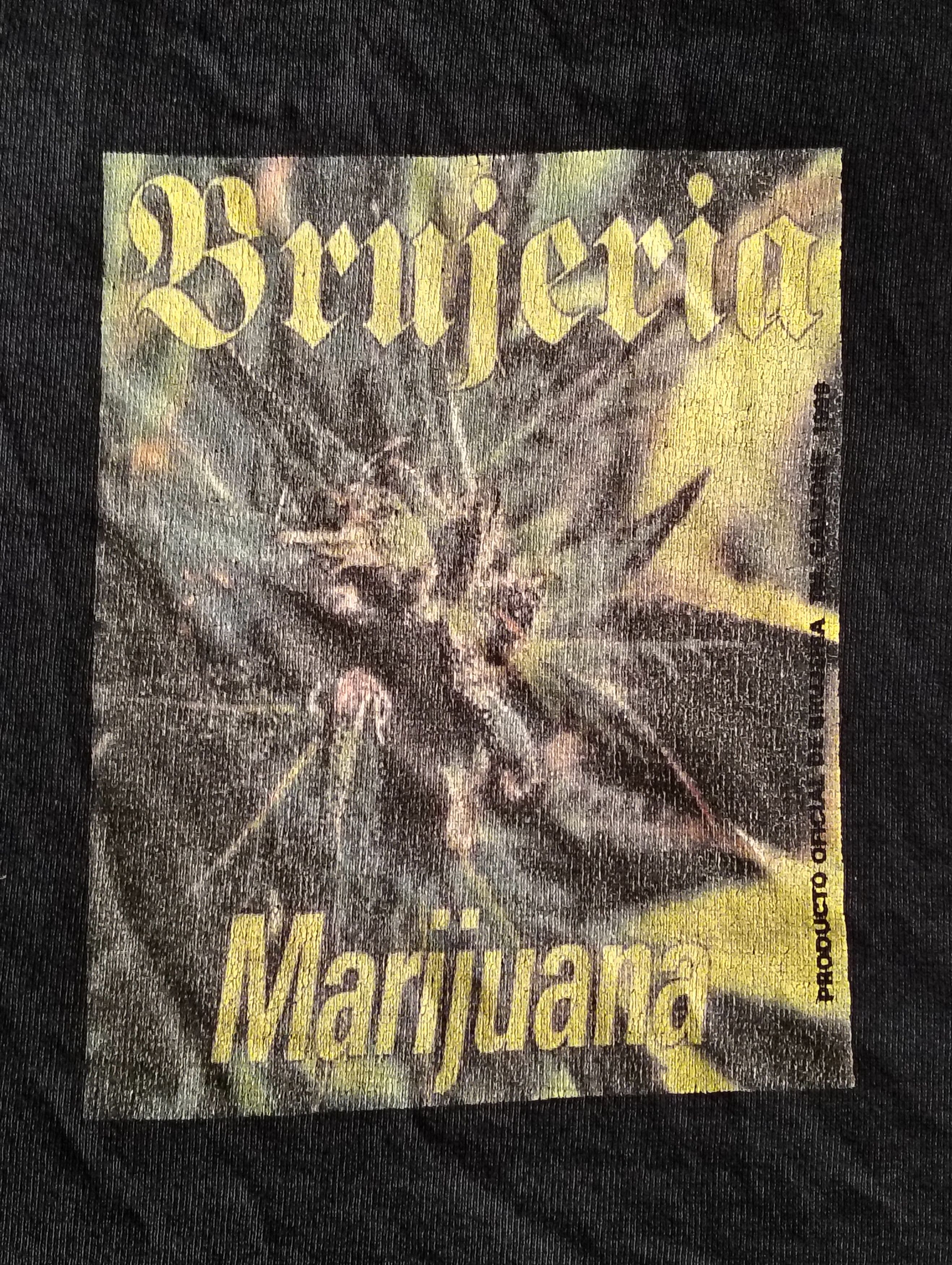 Band Tees 🔥 90s Brujeria " Marijuana " Vintage Long Sleeve Tee 🔥 Size US M / EU 48-50 / 2 - 8 Thumbnail