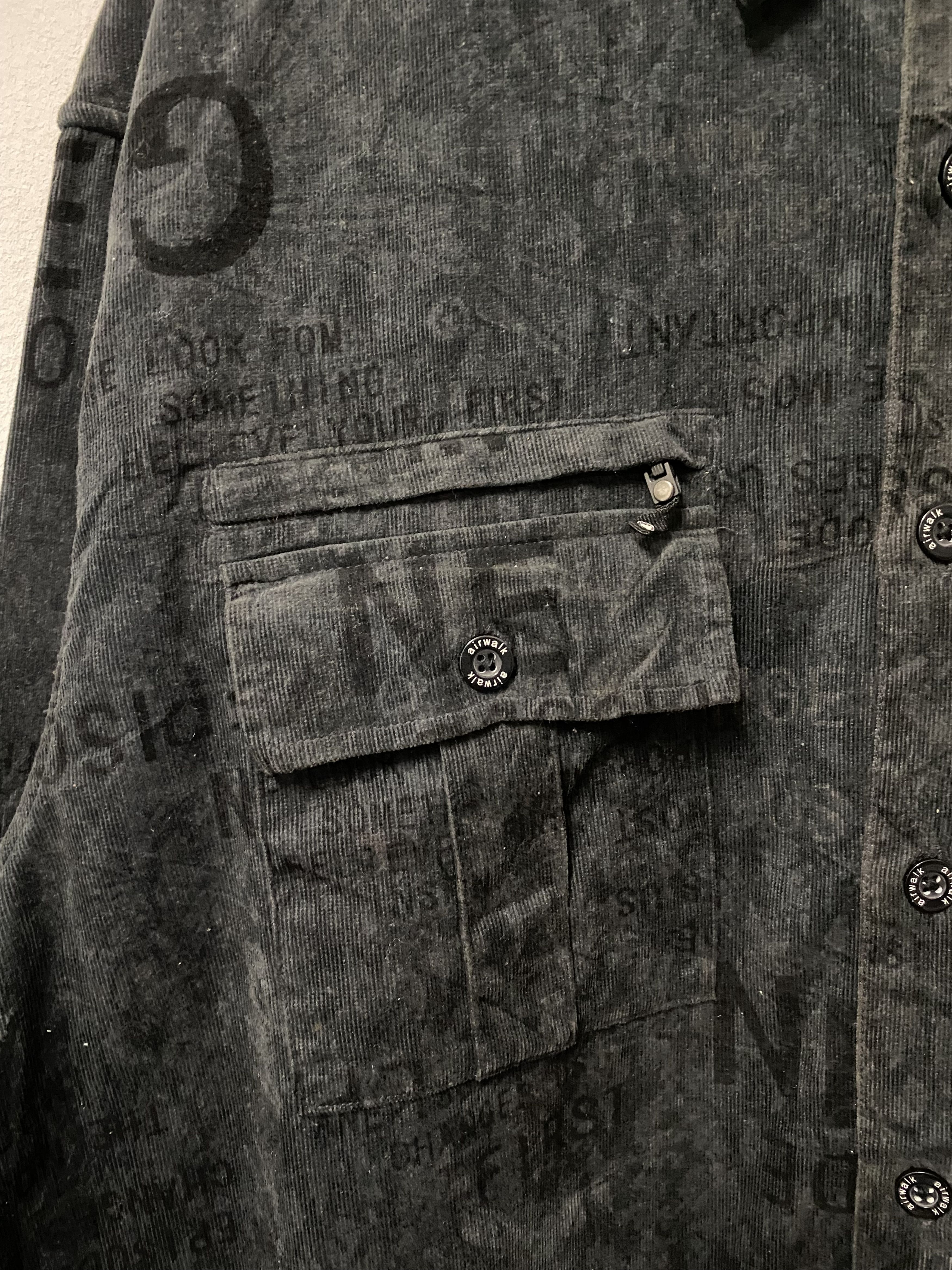 Airwalk Airwalk Corduroy Flannel Workwear Hype Shirts Size US XXL / EU 58 / 5 - 8 Thumbnail