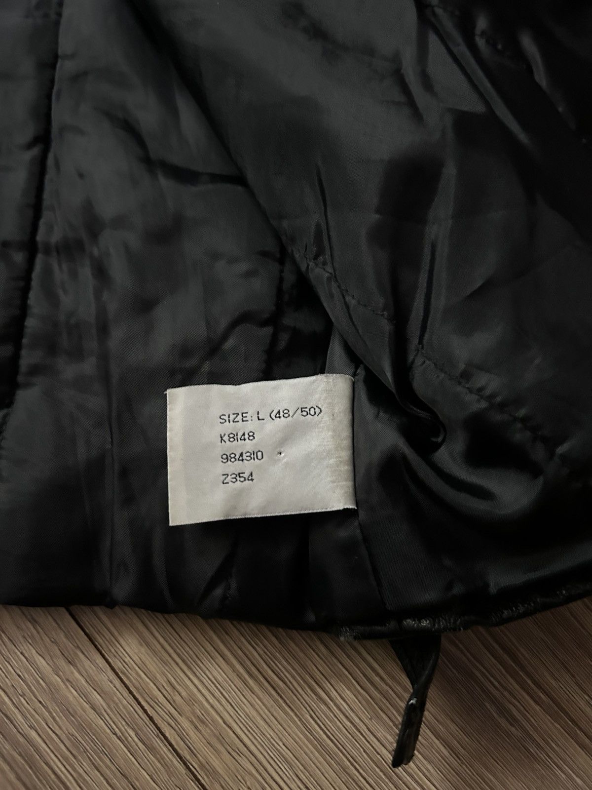 Genuine Leather × Vintage Vintage Leather Bombers jacket mens y2k rare Size US L / EU 52-54 / 3 - 6 Thumbnail