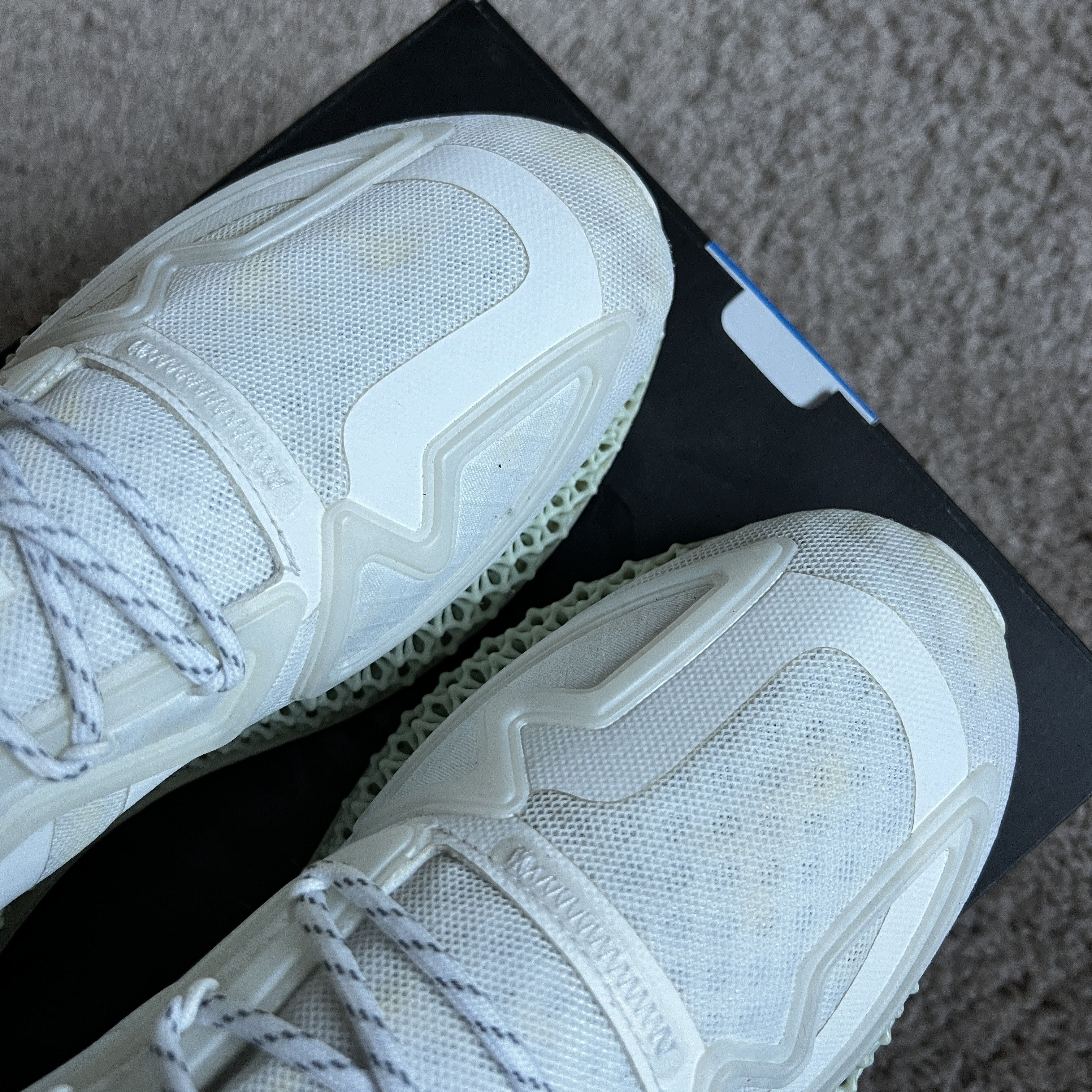 Adidas Adidas ZX 2K 4D White / Green Size US 9 / EU 42 - 6 Thumbnail