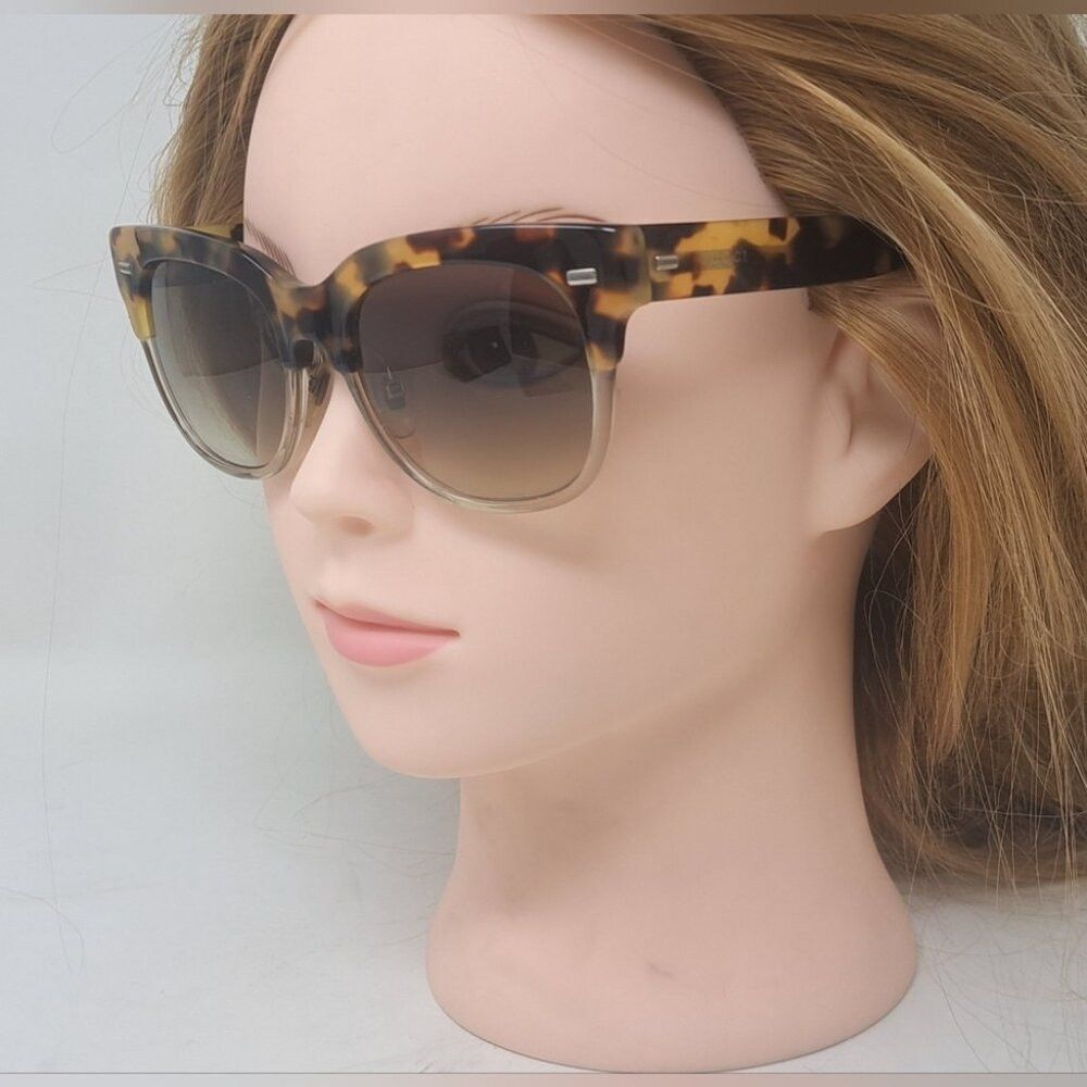 Gucci Gucci Women's Sunglasses Spotted Havana Oval Brown Gradient Size ONE SIZE - 9 Thumbnail