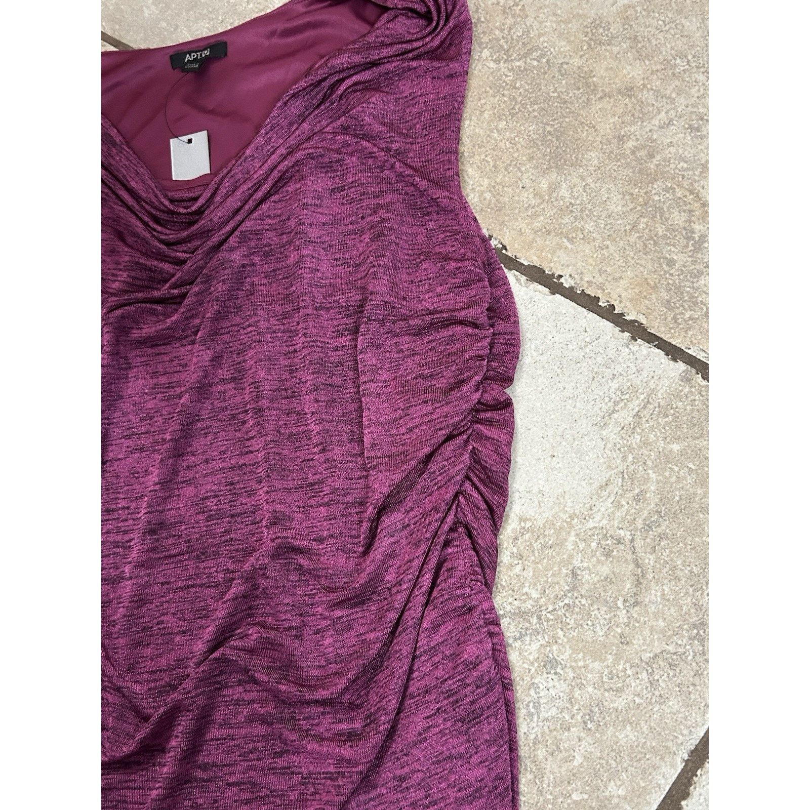 Apt. 9 apt 9 sleeveless top large Pink And Black NWT Size L / US 10 / IT 46 - 2 Thumbnail