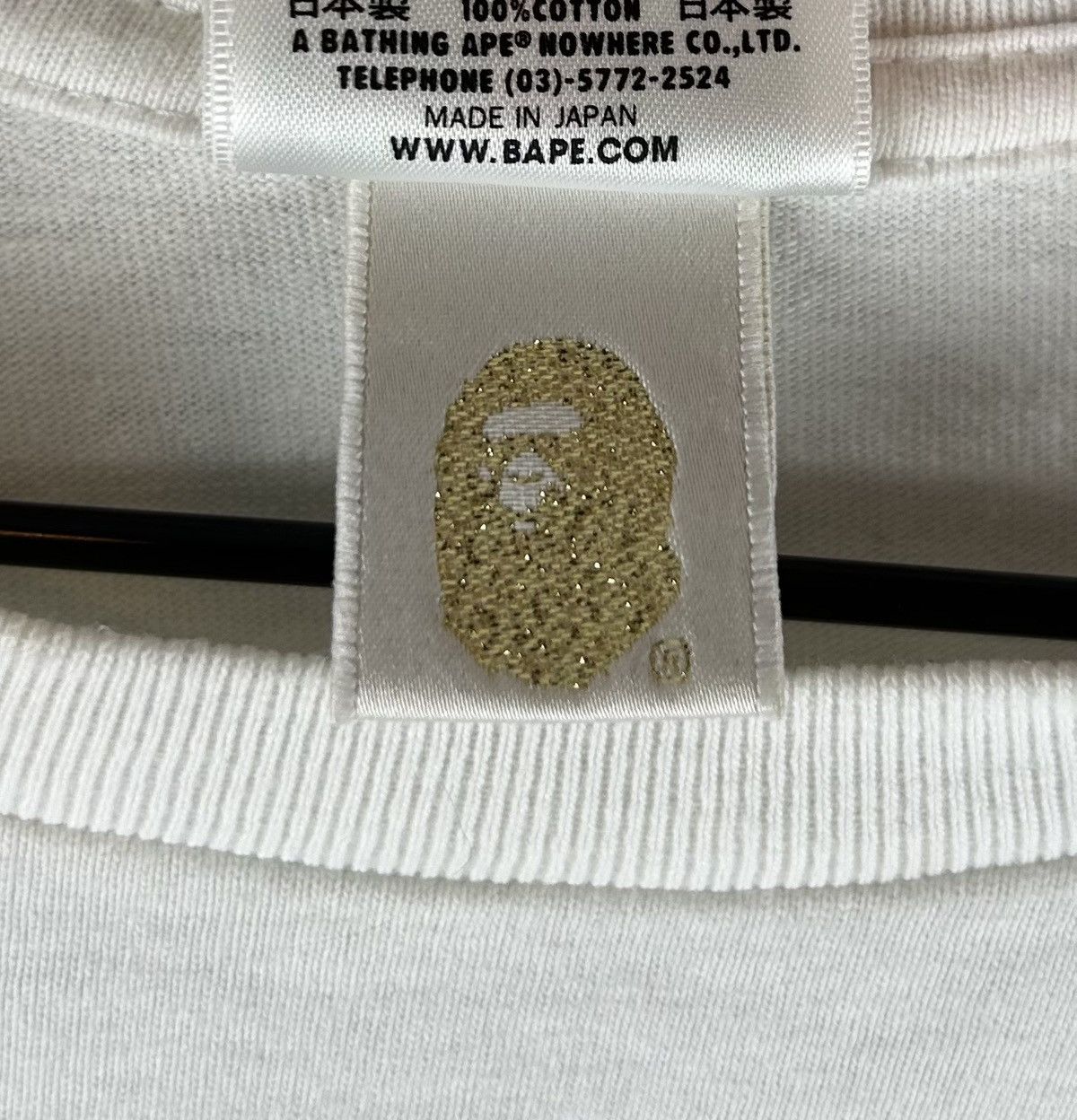 Bape Bape Logo Print Tee Size US M / EU 48-50 / 2 - 7 Thumbnail
