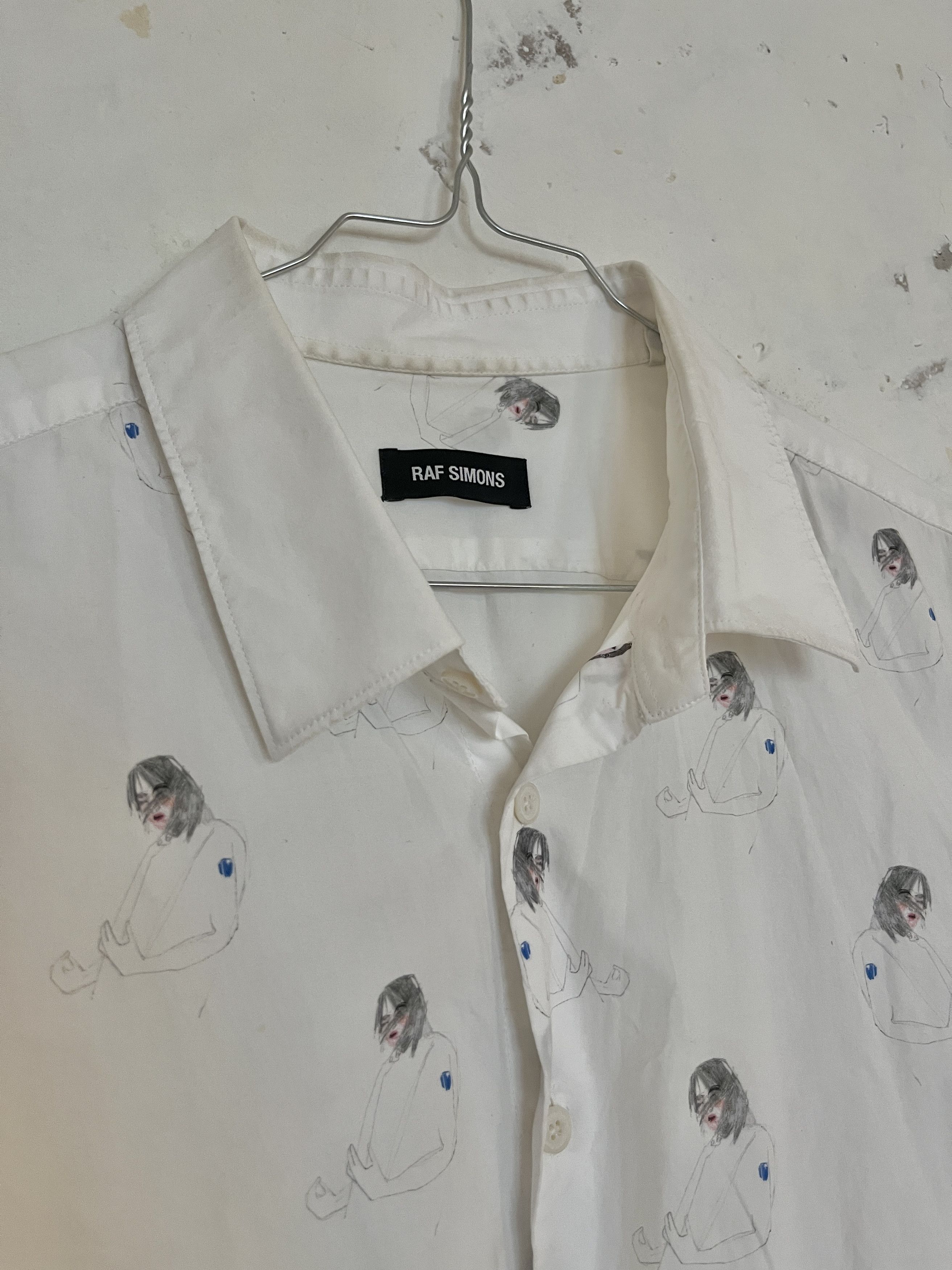 Raf Simons SS15 Guitar Boy Print Shirt Size US S / EU 44-46 / 1 - 4 Thumbnail