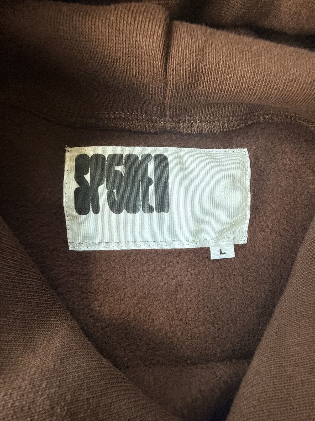 Sp5der Sp5der Brown Beluga hoodie size L Size US L / EU 52-54 / 3 - 5 Thumbnail