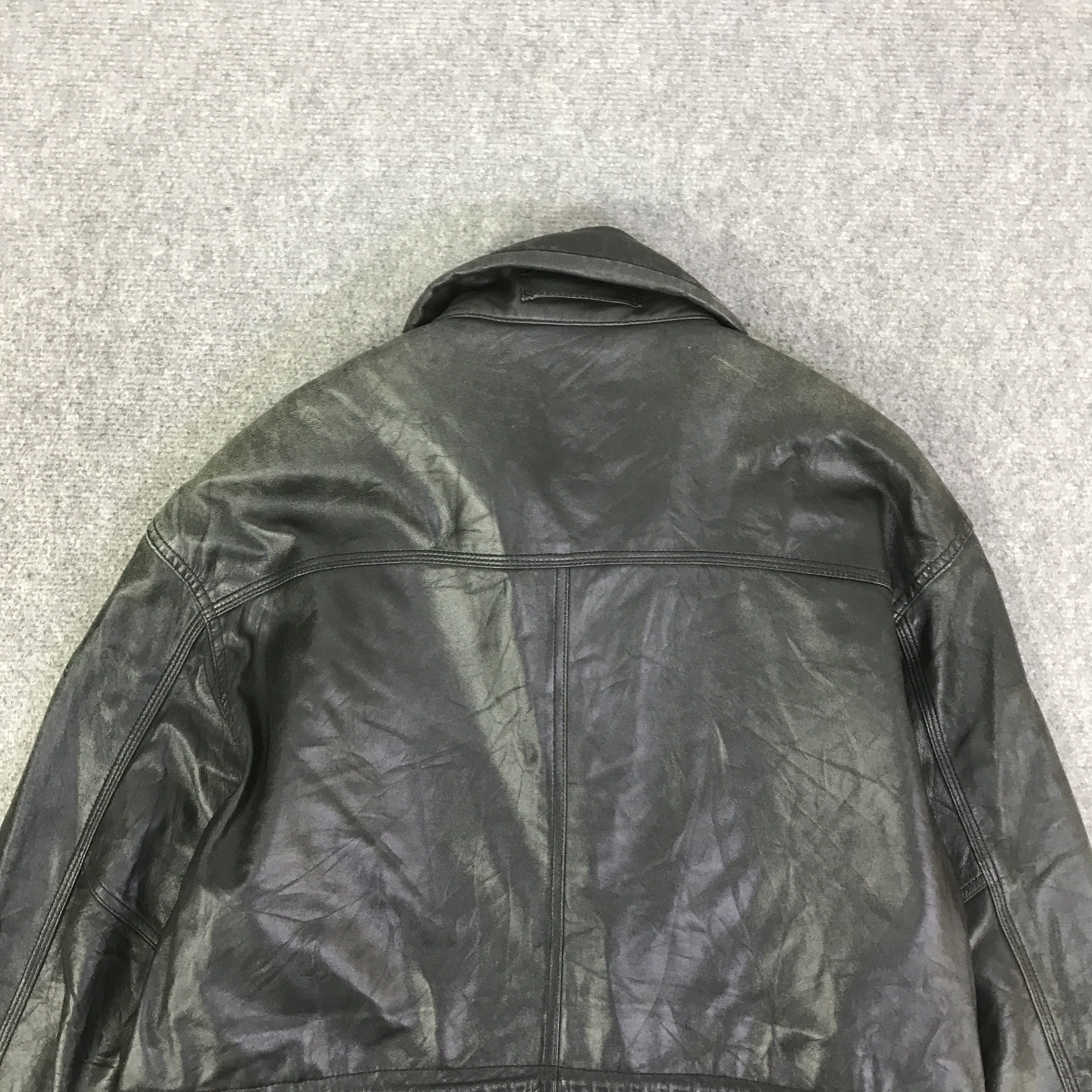 Japanese Brand JAPANESE BRAND LEATHER PARKAS JACKET K123B8 Size US L / EU 52-54 / 3 - 4 Thumbnail