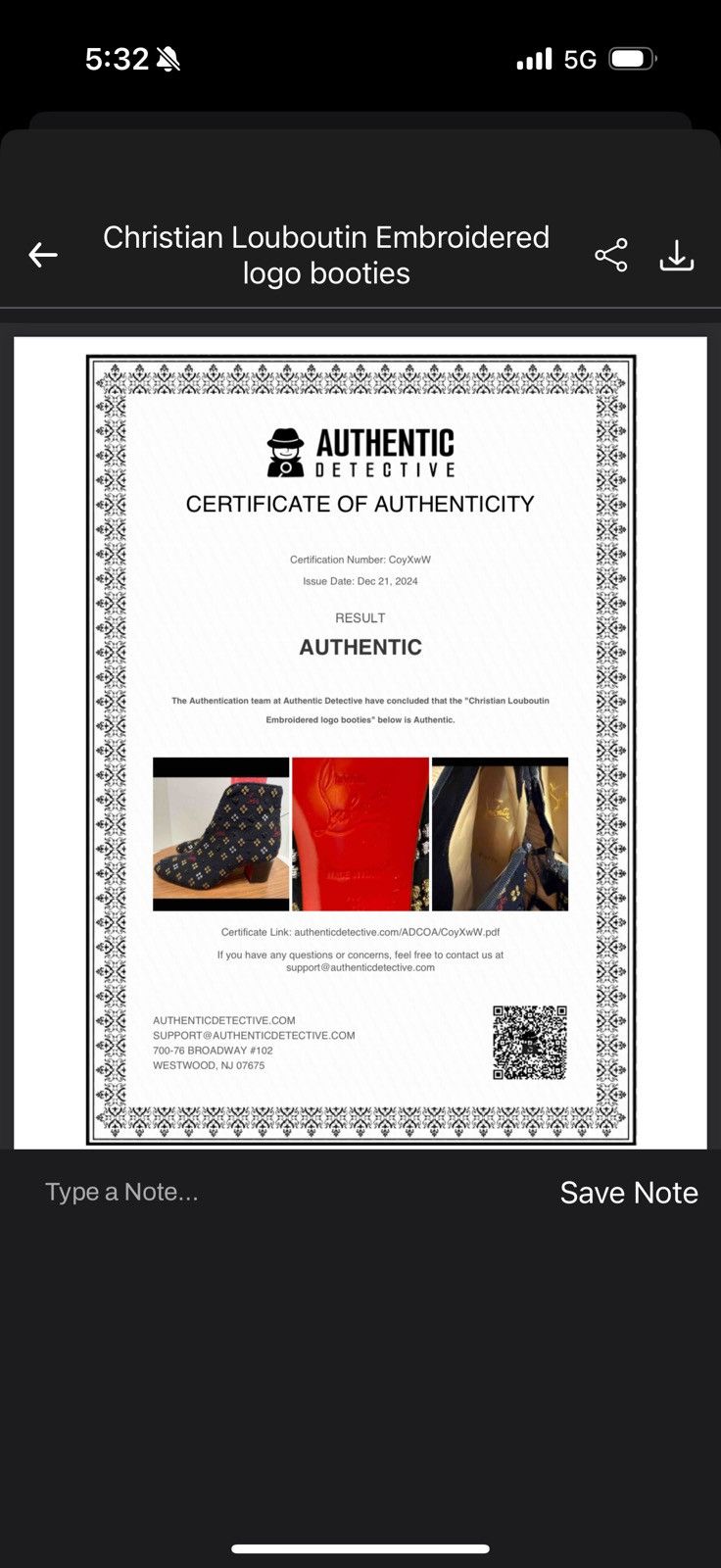 Christian Louboutin Christian Louboutin Black Logo Fabric Ankle Booties Size US 8 / IT 38 - 13 Thumbnail