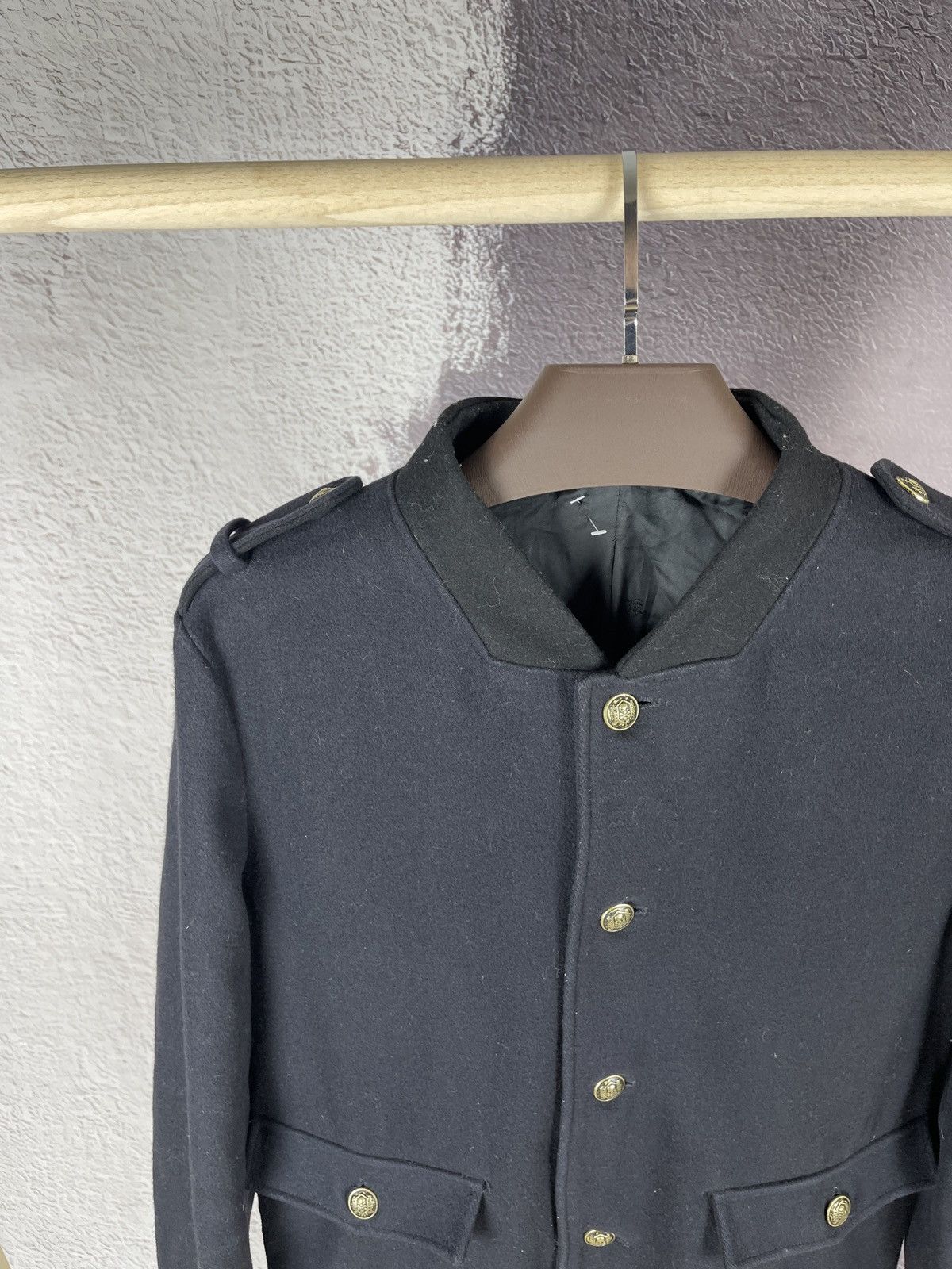 The Kooples The Kooples wool nylon bomber jacket navy/black Size US L / EU 52-54 / 3 - 4 Thumbnail