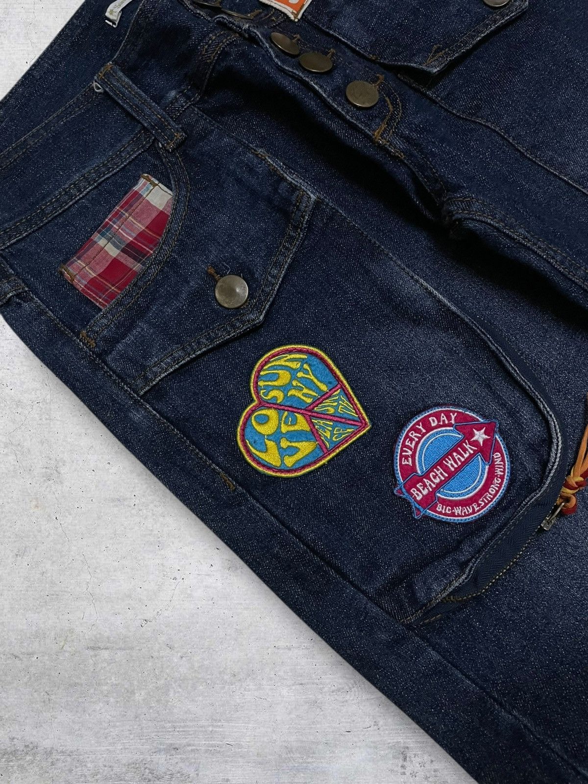 Hysteric Glamour VINTAGE SUNNY SMITH CRAFTED 90S JAPAN DESIGNER ARCHIVE DENIM Size US 32 / EU 48 - 8 Thumbnail