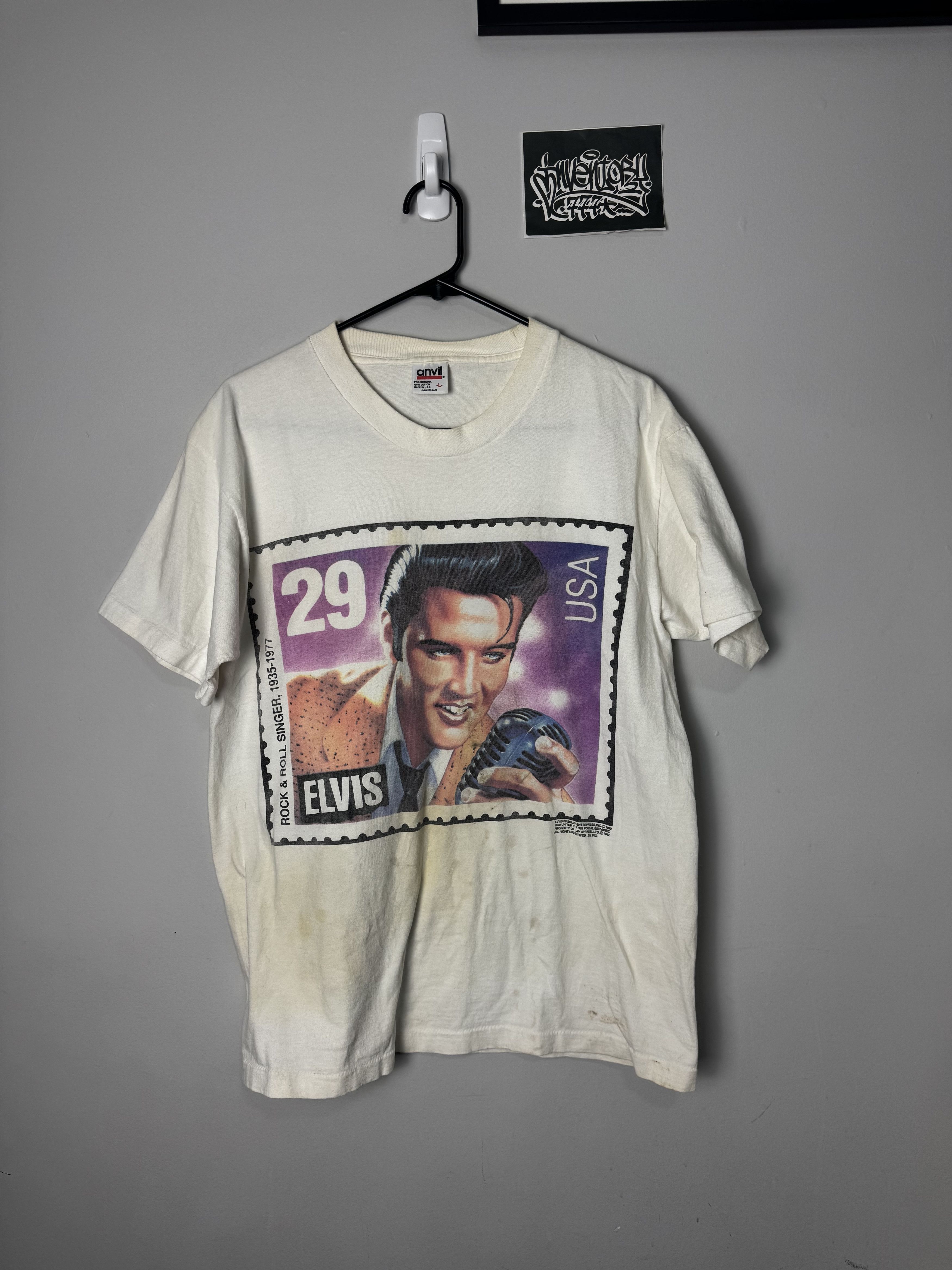 Vintage Vintage Elvis Presley Tour 1992 Size US L / EU 52-54 / 3 - 1 Thumbnail