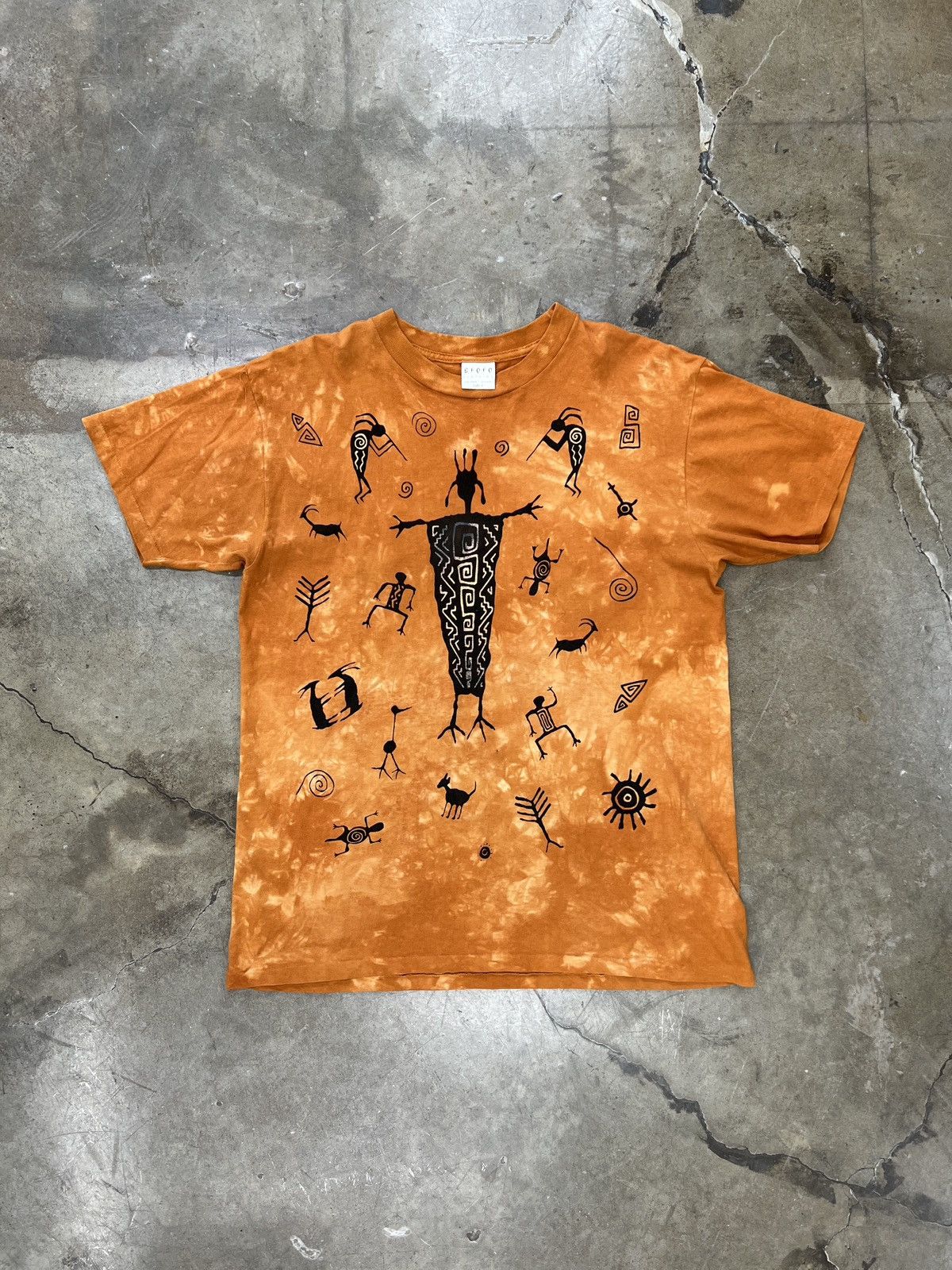 Vintage Vintage Bfofo Tribal Dyed Single Stitch Tee XL Size US XL / EU 56 / 4 - 2 Thumbnail