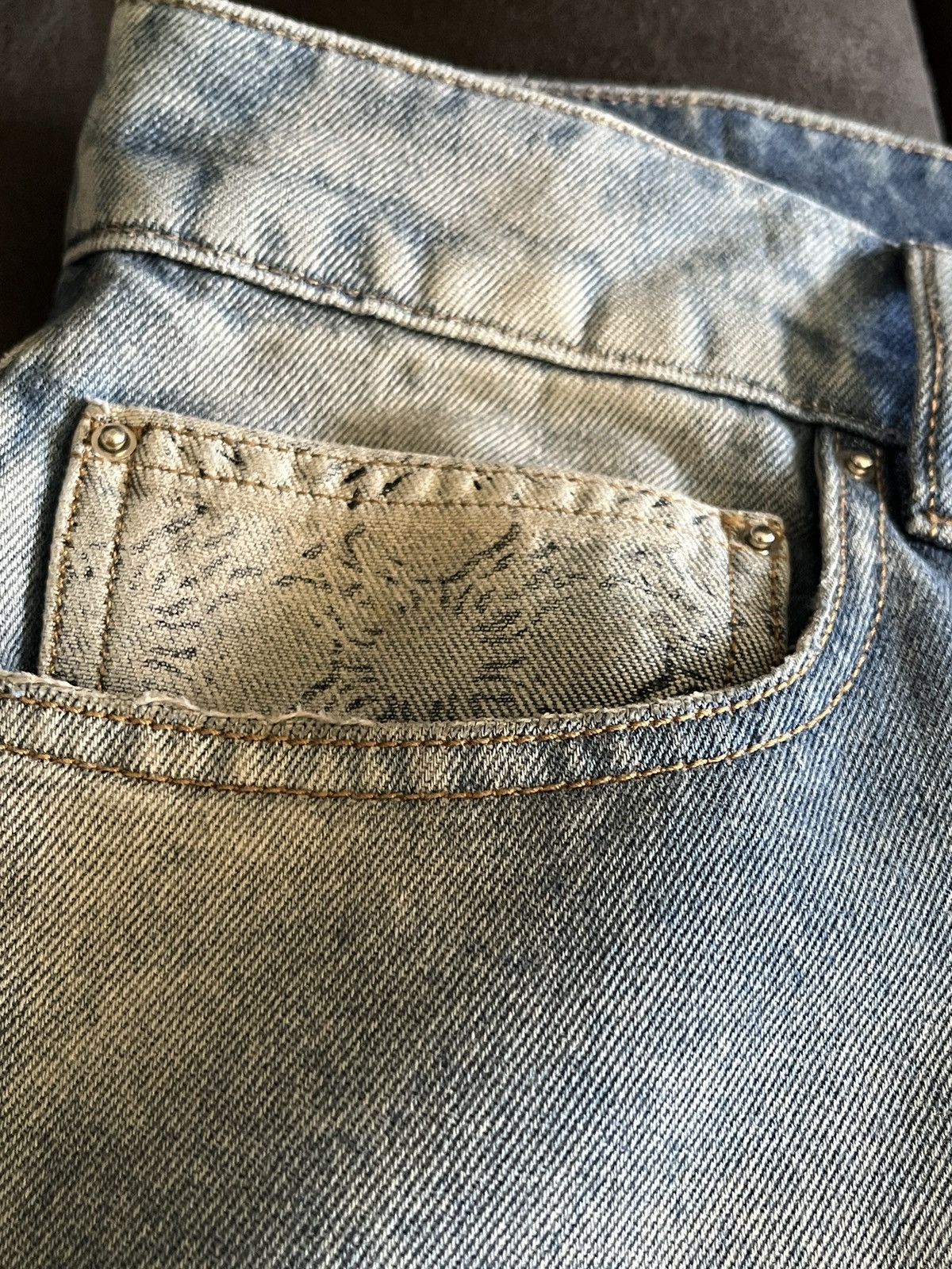 Amiri AMIRI MA Quad Cuff Straight Denim Jean sz31 Size US 31 - 2 Thumbnail
