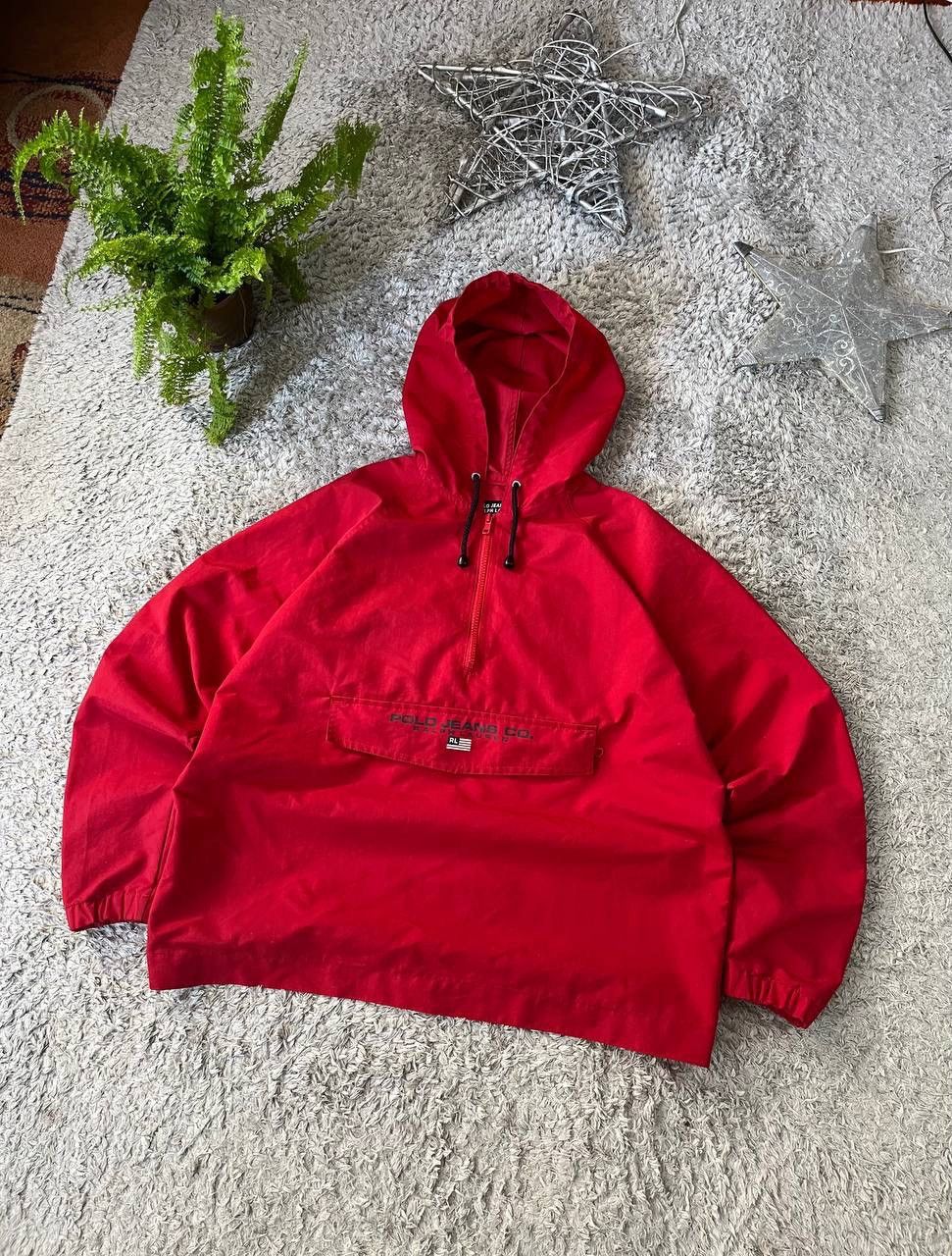 Polo Ralph Lauren × Ralph Lauren × Vintage Vintage 90s Polo Sport Ralph Lauren Anorak Jacket Logo Bag Size US S / EU 44-46 / 1 - 2 Thumbnail