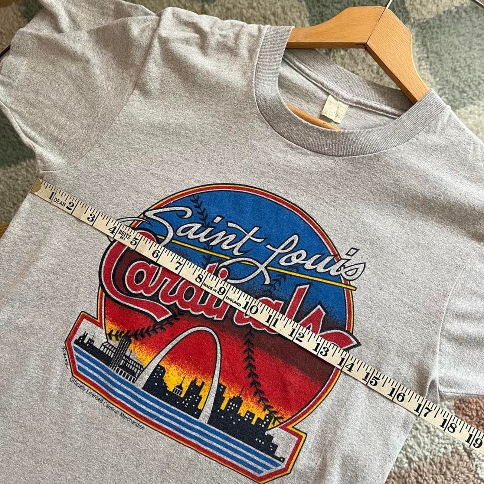 Vintage 80s St. Louis Cardinals T-Shirt | Pizazz Arch | Size S Size US S / EU 44-46 / 1 - 11 Thumbnail