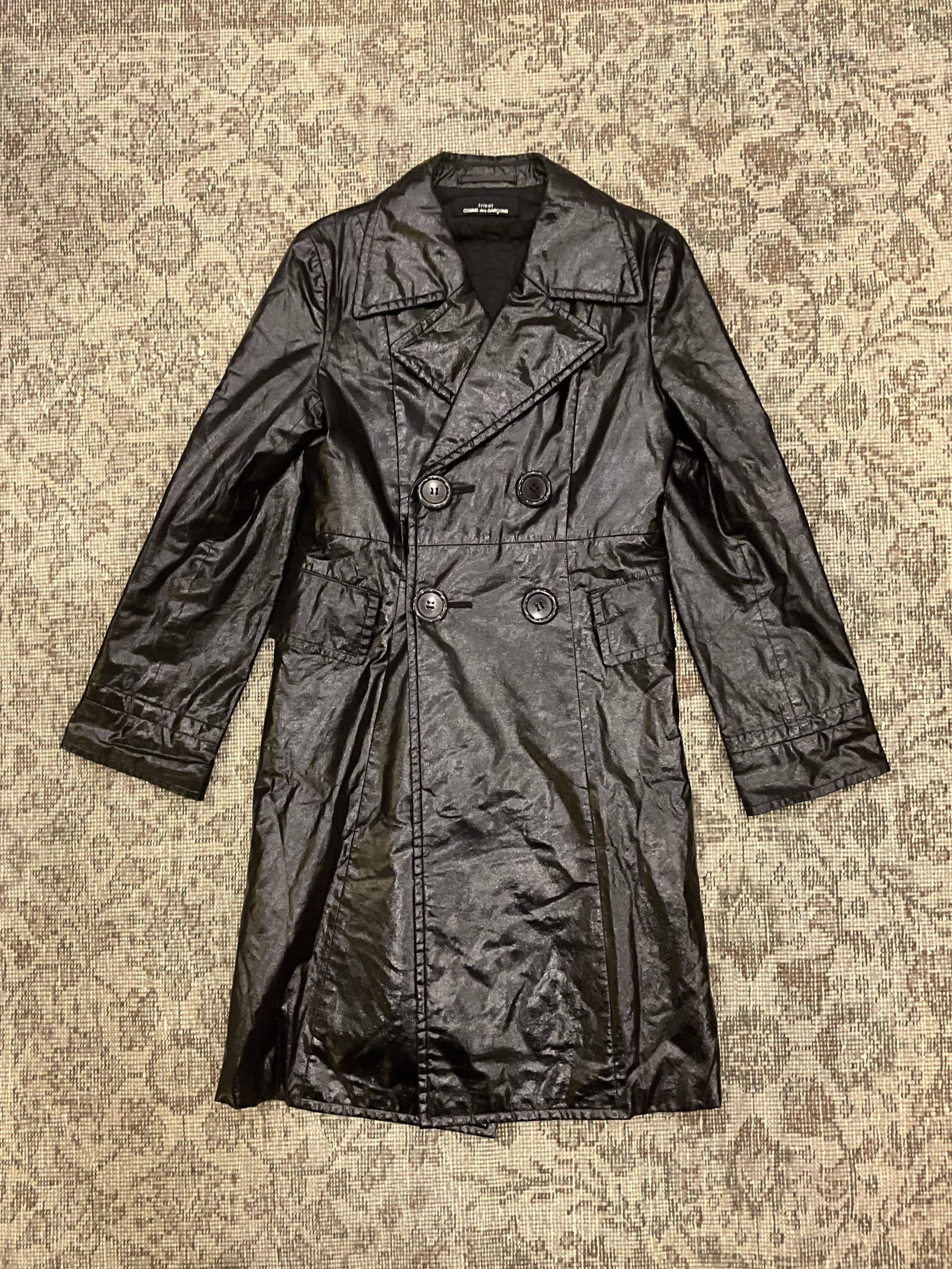 Comme des Garcons Tricot COMME des GARÇONS Coat Black — Vintage AD1995 Japan Size US M / EU 48-50 / 2 - 1 Thumbnail