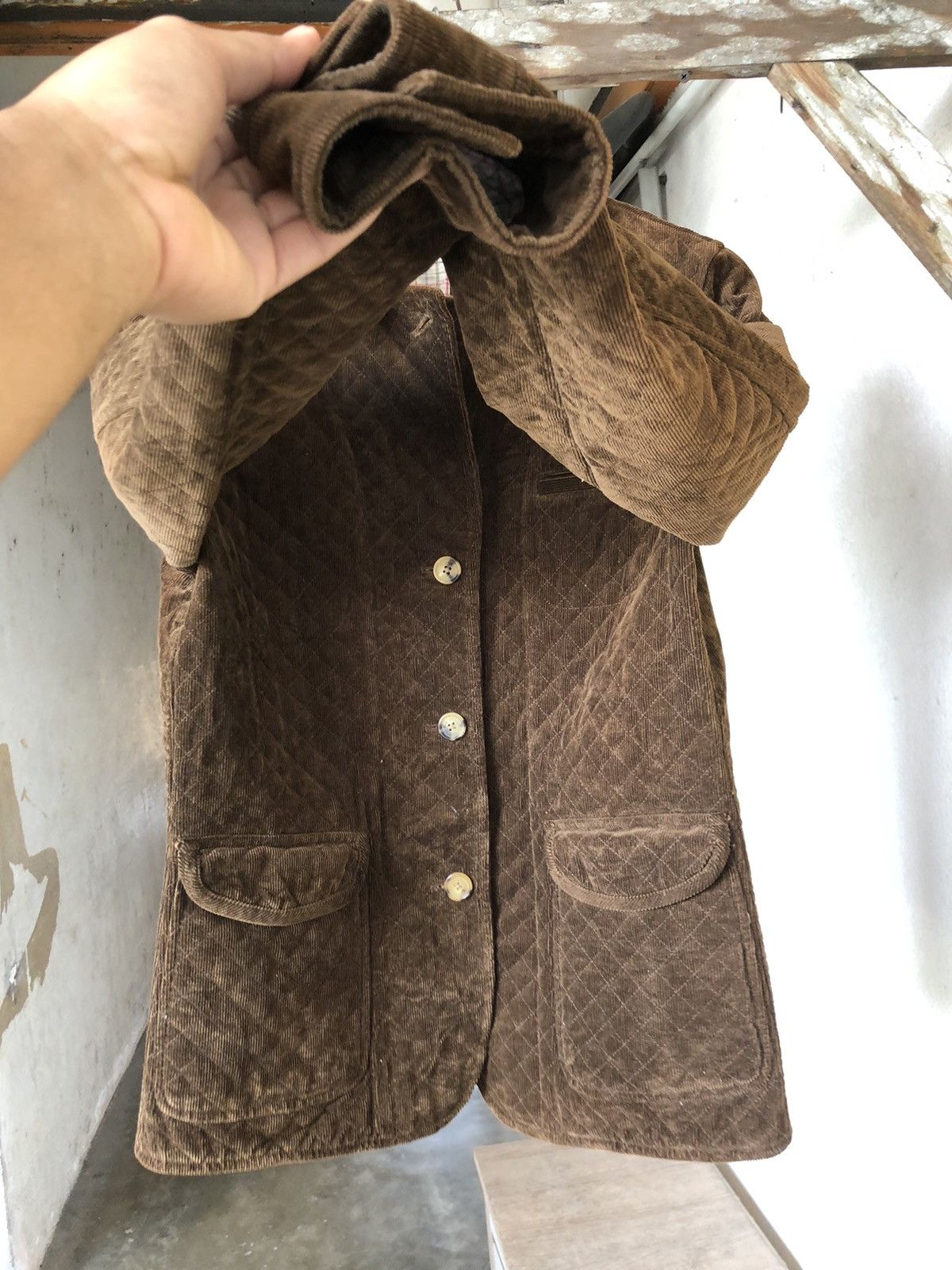 Brooks Brothers Vintage Brooks Brothers Quilt Paded Jacket Brown Size S / US 4 / IT 40 - 11 Thumbnail