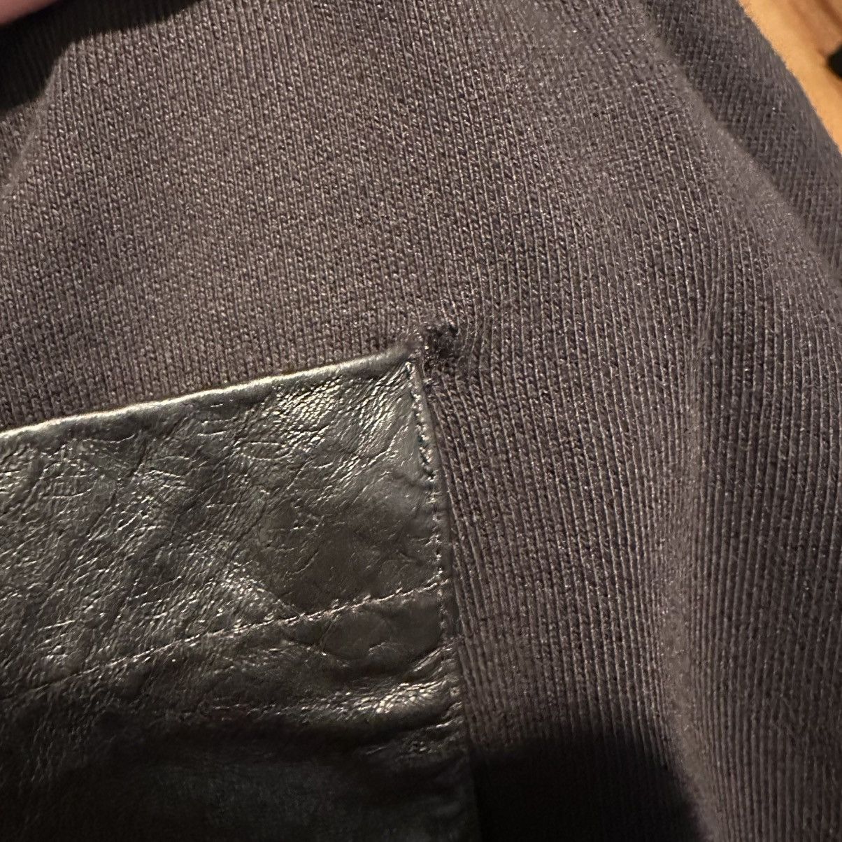 Designer × The Kooples the Kooples Cropped Jogger Black Leather Trim Size US 30 / EU 46 - 6 Thumbnail