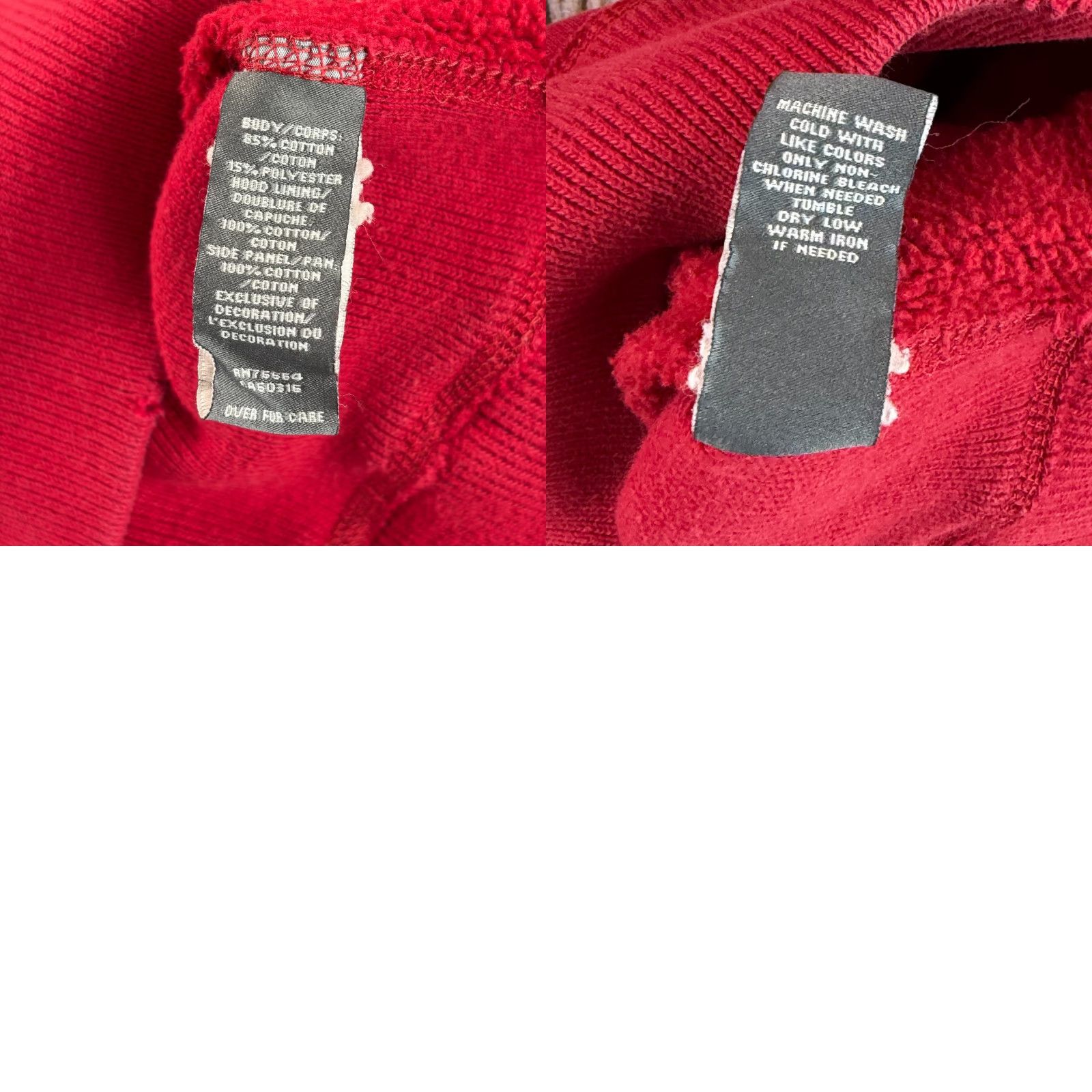 Abercrombie & Fitch VINTAGE Abercrombie & Fitch NY Waffle Hoodie Men L Red Solid Logo Embroidered Hooded Zip Pockets Heavyweight 90s Designer Pullover Size US L / EU 52-54 / 3 - 8 Thumbnail