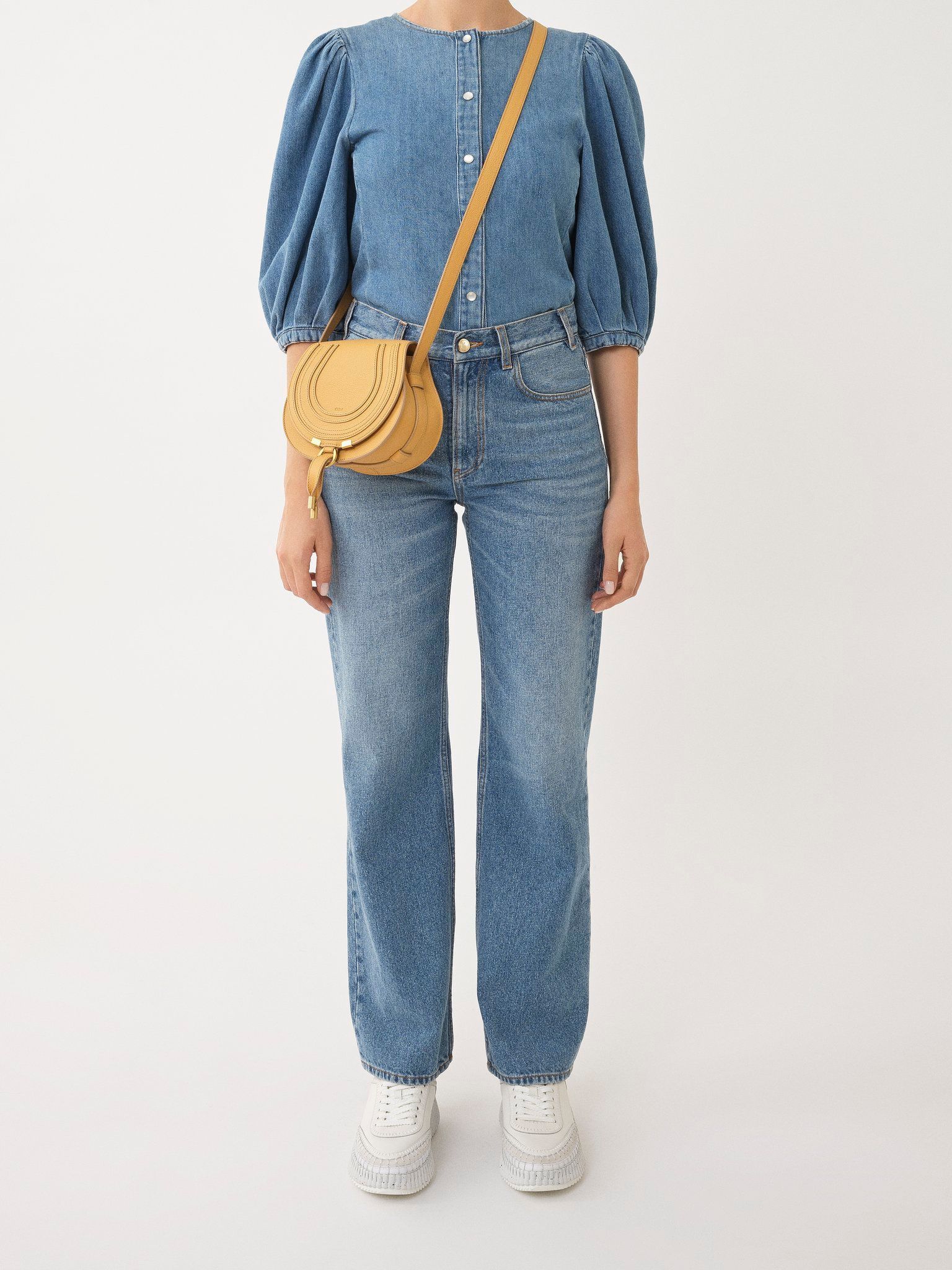 Chloe o1loc1c10425 Size: OS / Marcie Saddle Bag in Honey Gold Size ONE SIZE - 2 Thumbnail